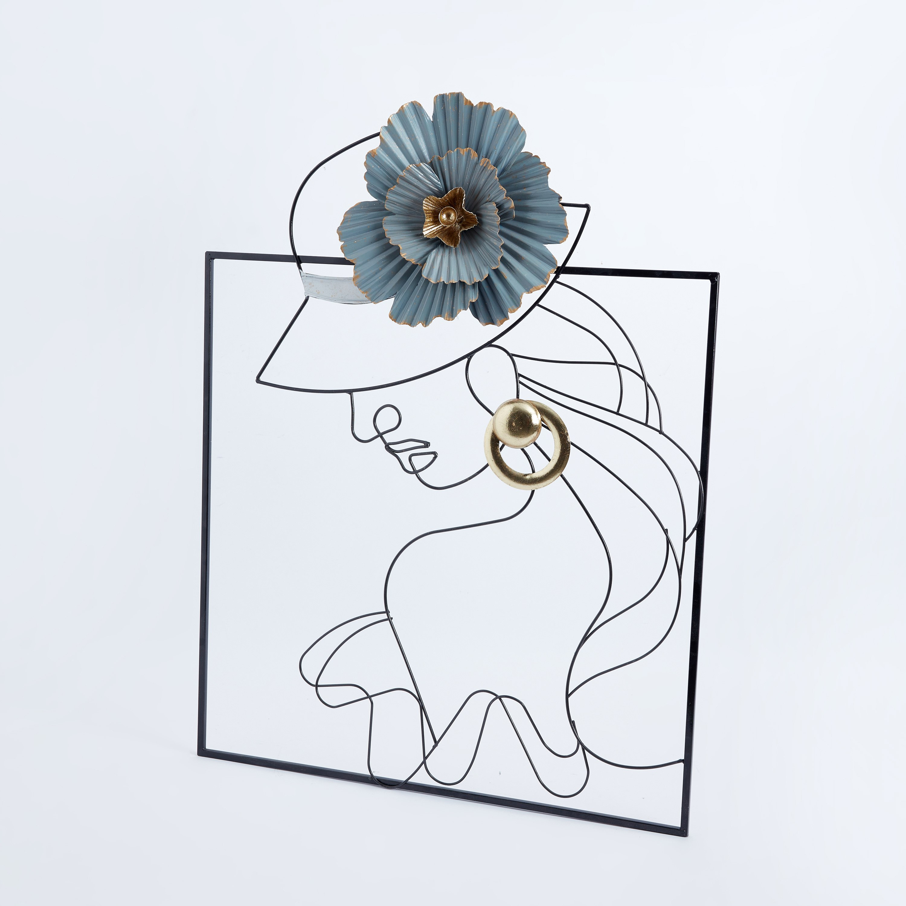 زينة حائط معدنيّة من والتون - 58x6x74 سم-hbxdiningroom-walldecor-wallart-image-5