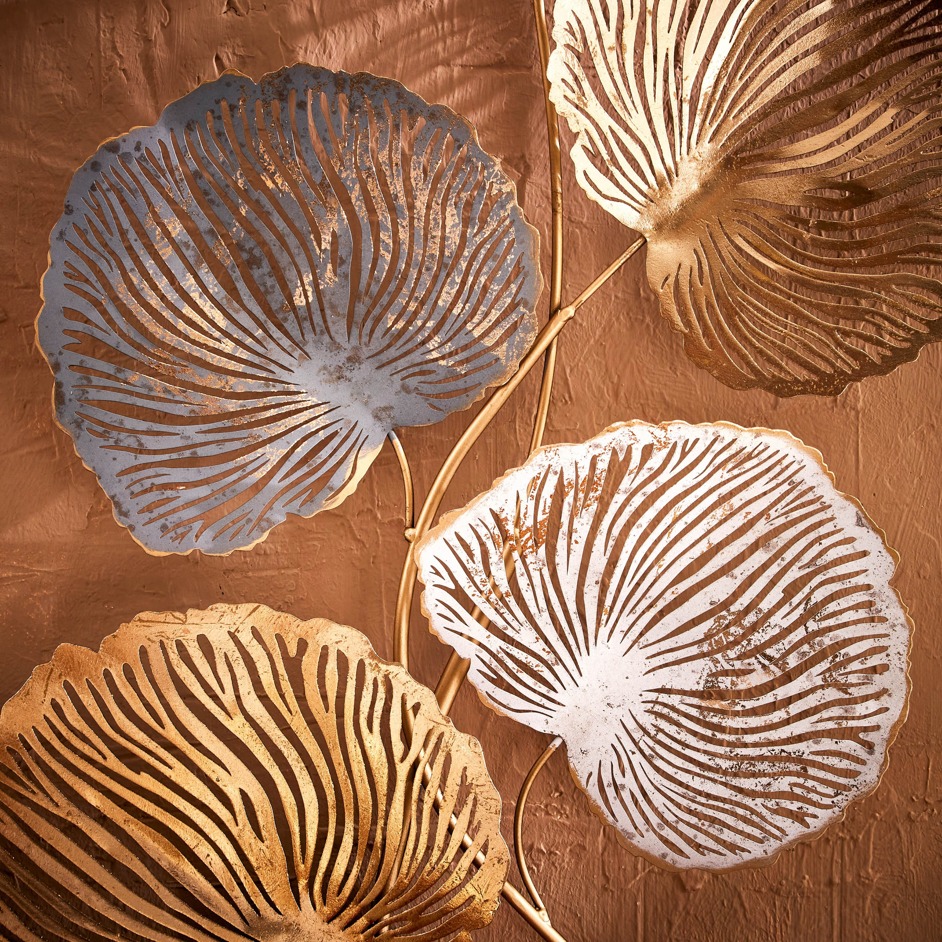 زينة حائط معدنيّة من والتون - 50x6x90 سم-hbxdiningroom-walldecor-wallart-image-2