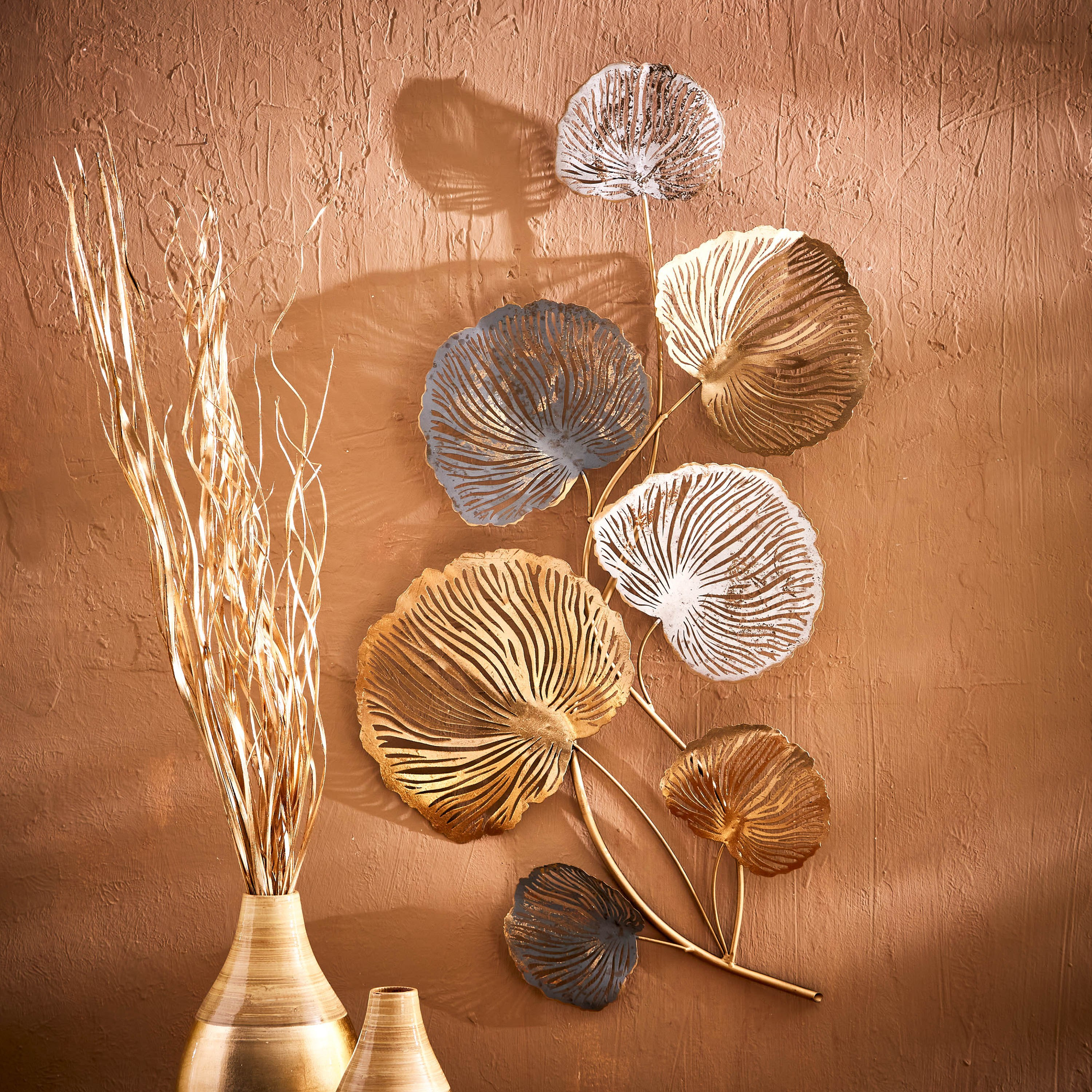 زينة حائط معدنيّة من والتون - 50x6x90 سم-hbxdiningroom-walldecor-wallart-image-4