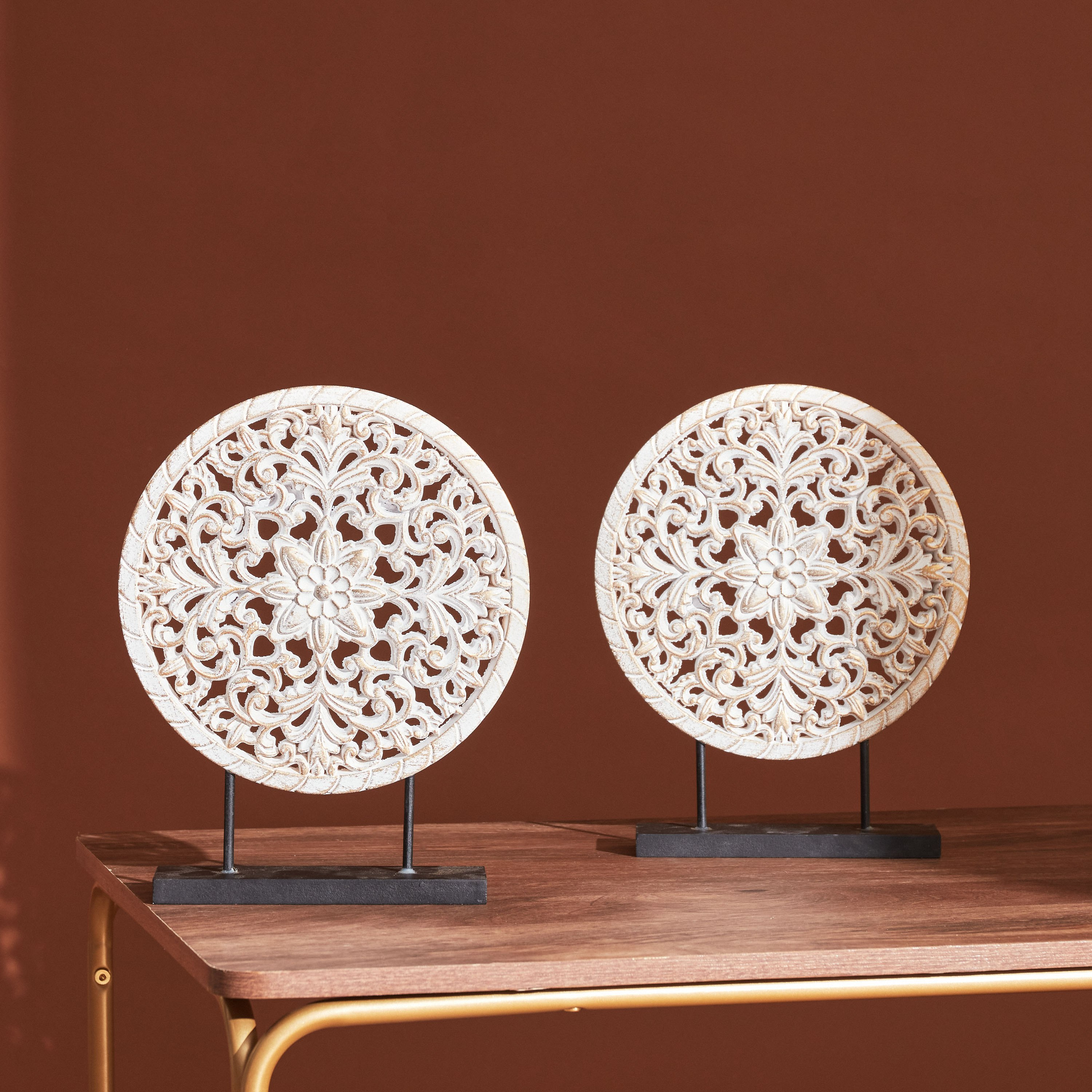 ديكور طاولة إم دي إف من زيلا - 25x6x32 سم-hbxhomeware-homedecor-figurinesandornaments-image-1