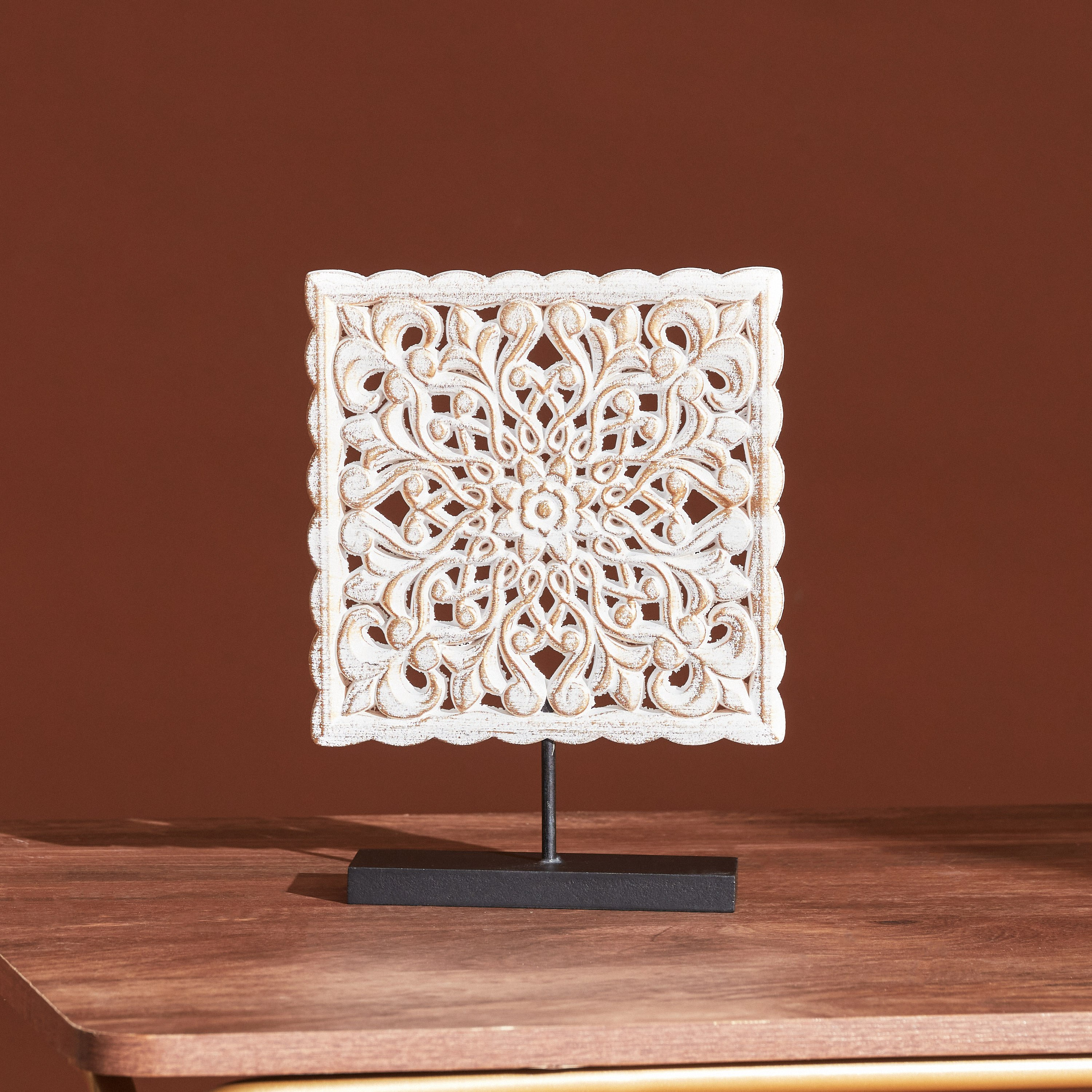 ديكور طاولة إم دي إف من زيلا - 40x6x47 سم-hbxhomeware-homedecor-figurinesandornaments-image-2