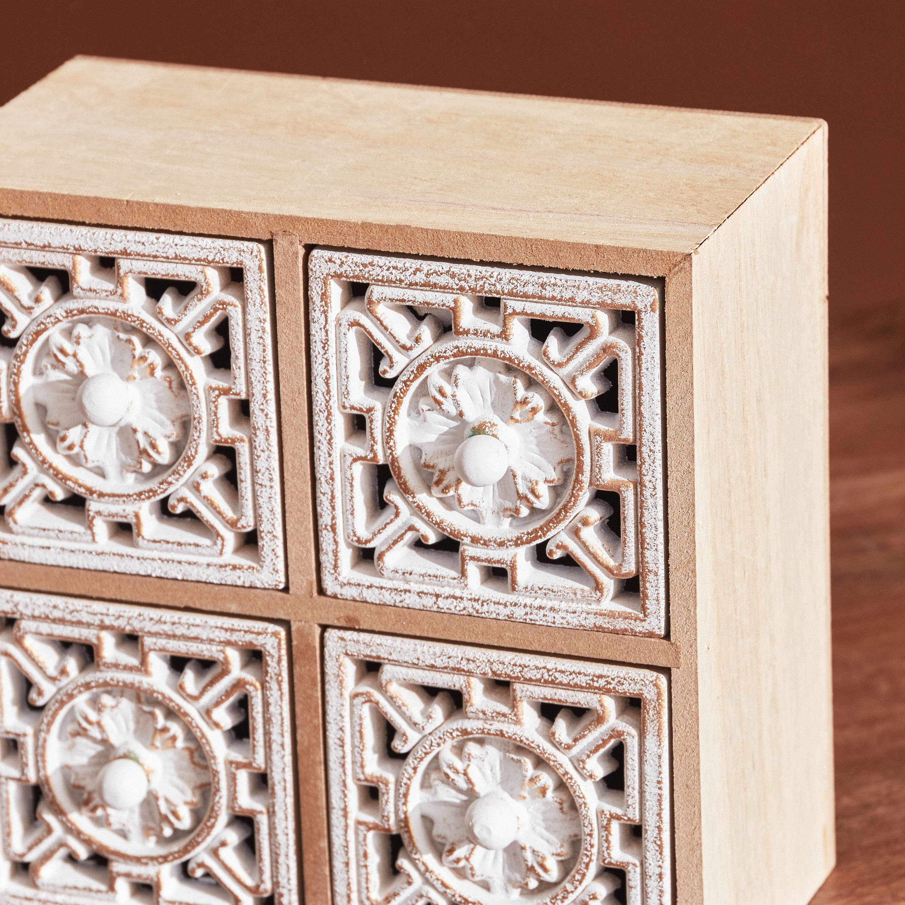 Zyla MDF Cabinet with 4 Drawers - 21x10x21 cm-PROMO_HB_AE_B1G1_250925-image-3
