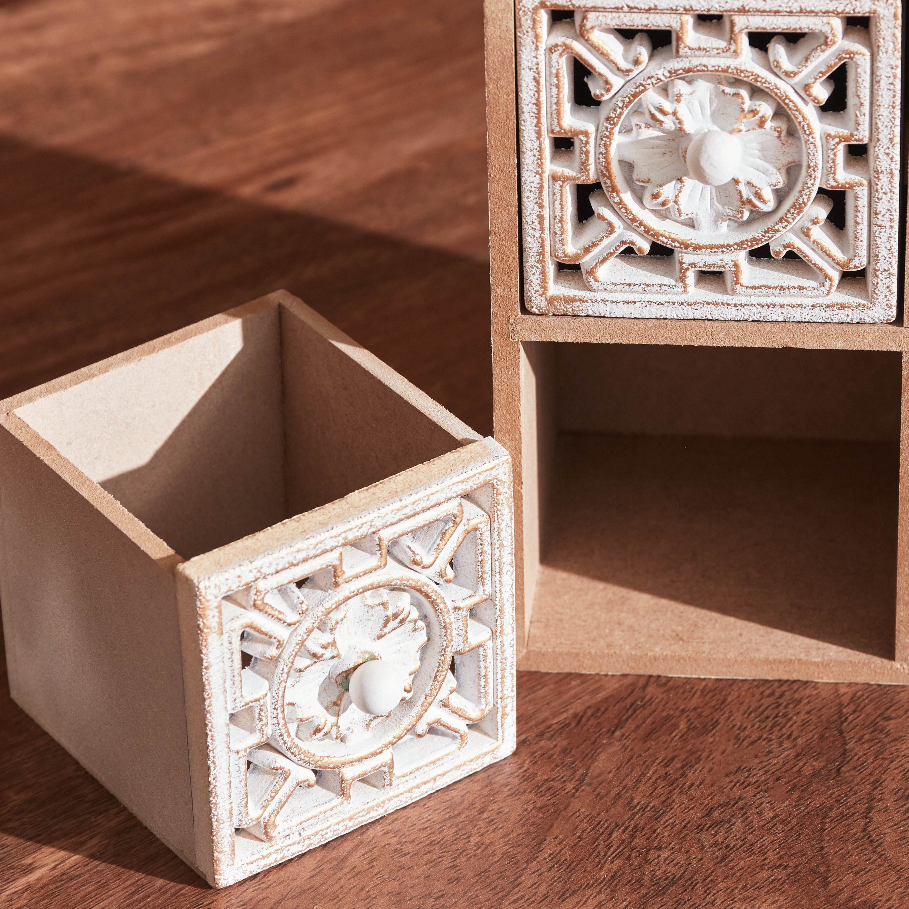 Zyla MDF Cabinet with 4 Drawers - 21x10x21 cm-PROMO_HB_AE_B1G1_250925-image-4