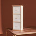 Zyla Basket Weave Cabinet with 3 Drawers - 18x16x50 cm-Storage-thumbnail-0