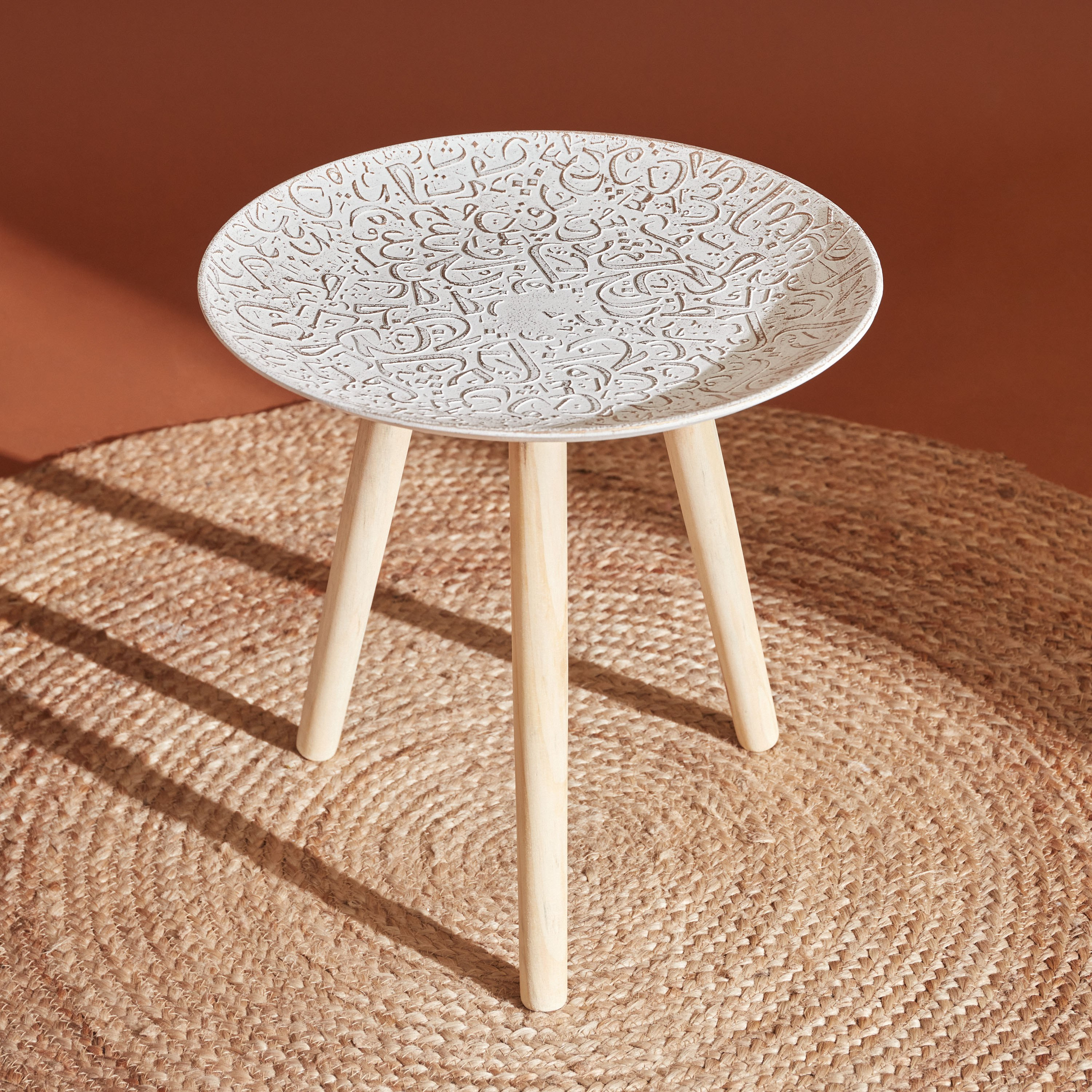 زينة طاولة إم دي إف من زيلا - 40x40x34 سم-hbxdecorandfurnishings-tabletop-serveware-image-2