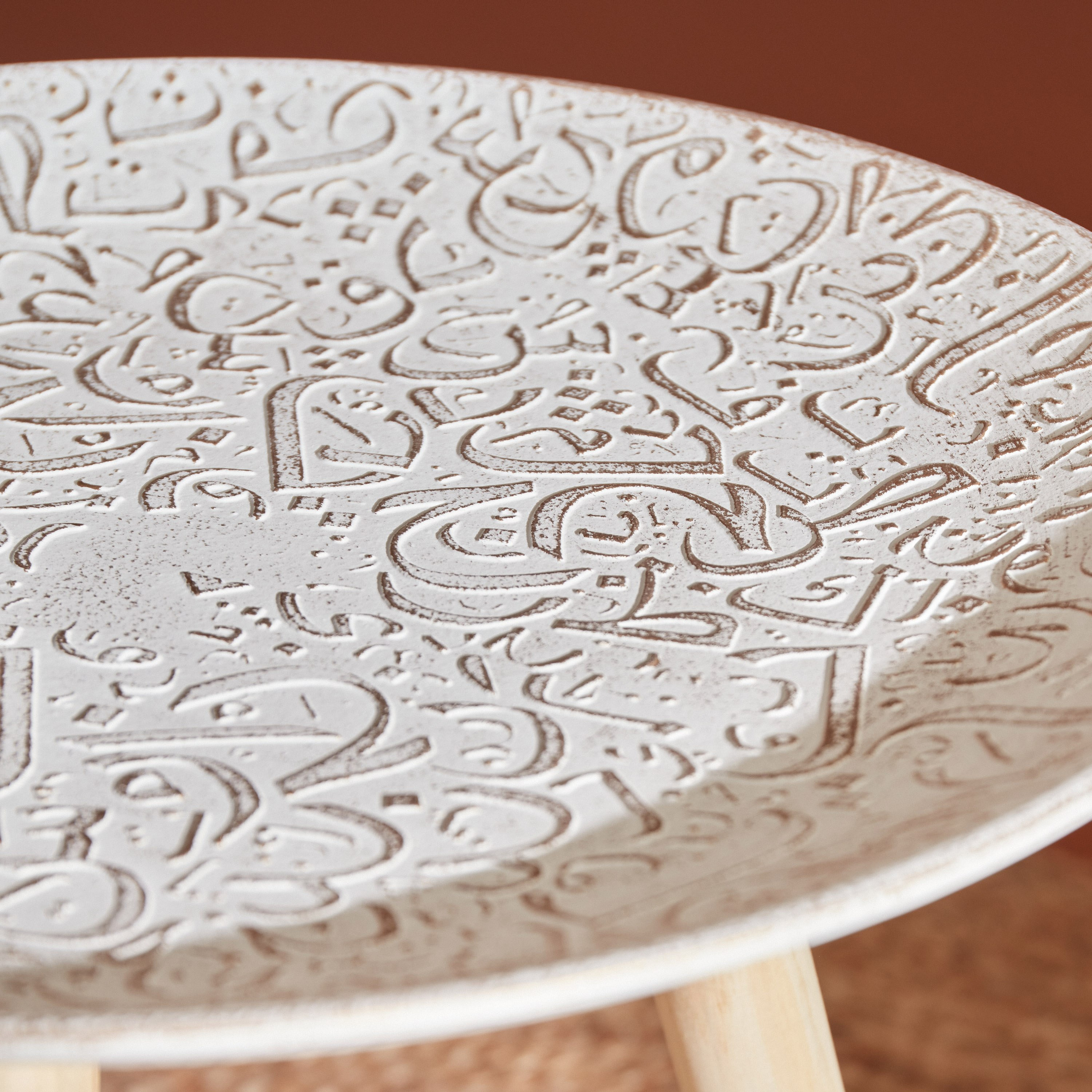 زينة طاولة إم دي إف من زيلا - 40x40x34 سم-hbxdecorandfurnishings-tabletop-serveware-image-4