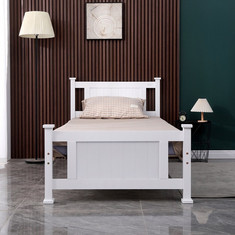سرير فردي من الخشب الصلب من ستوفا نوفا - 90x200 سم