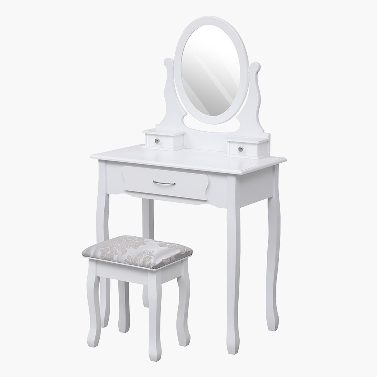 طاولة تزيين 3 أدراج مع مرآة ومقعد - برنسيس فانيتي من موڤو -hbxfurniture-kidsroom-kidsdressersandmirrors-image-16