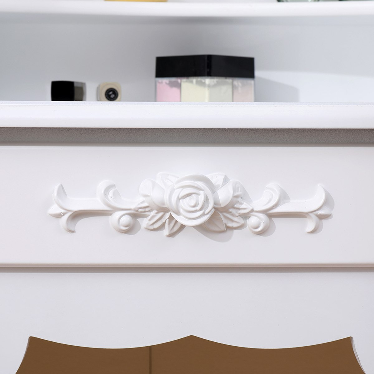 Princess Dana 7-Drawer Dresser with 3 Mirrors and Stool-hbxfurniture-kidsroom-kidsdressersandmirrors-image-12