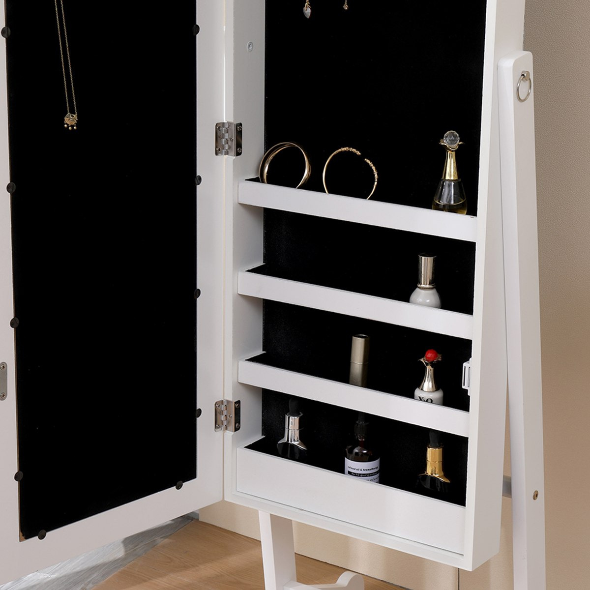 مرآة أرضية قائمة مع خزانة مجوهرات من برينسيس-hbxfurniture-kidsroom-kidsdressersandmirrors-image-8