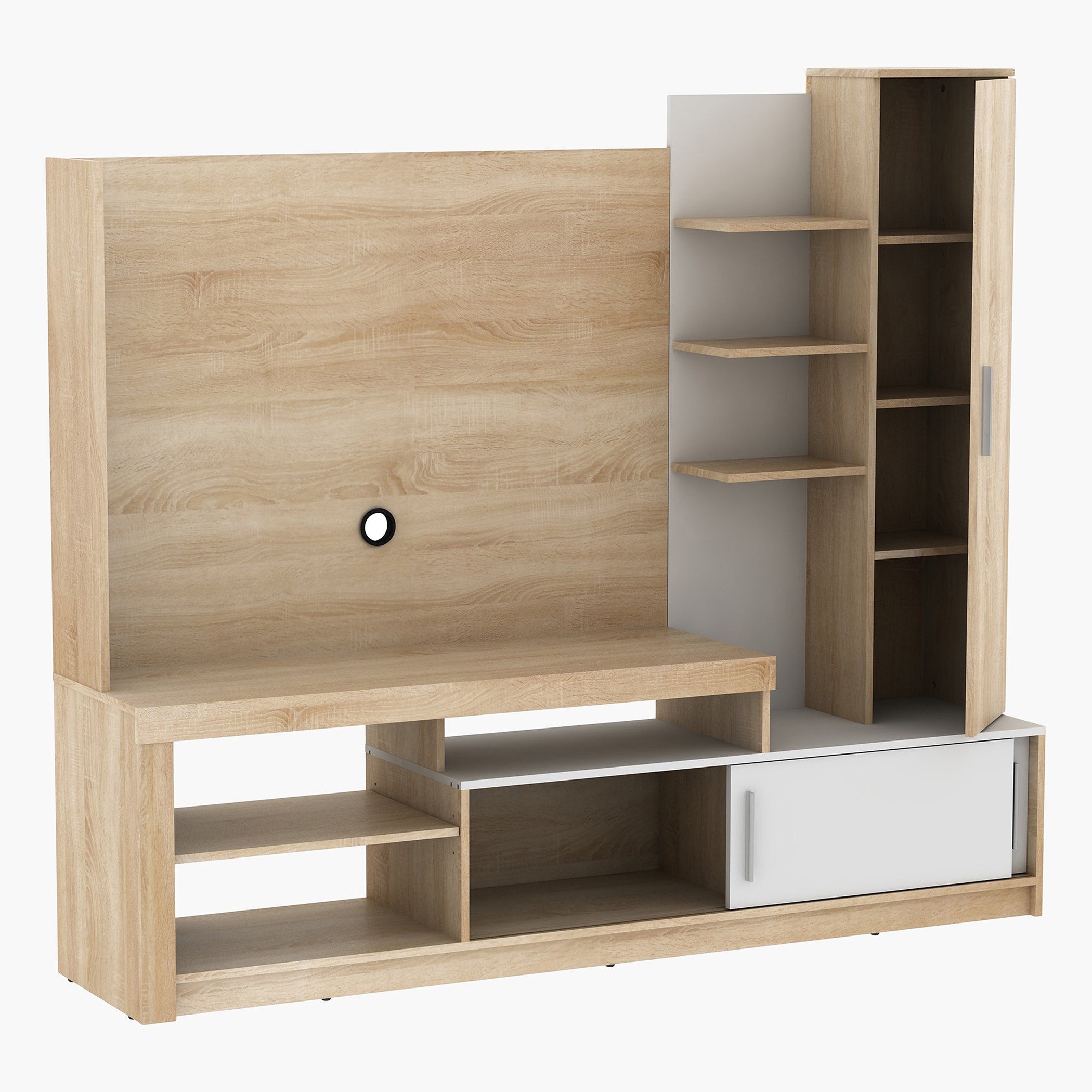 وحدة حائط للتلفزات حتى 50 بوصة من بروك-hbxlivingroom-mediaunitsandstorage-wallunits-image-3