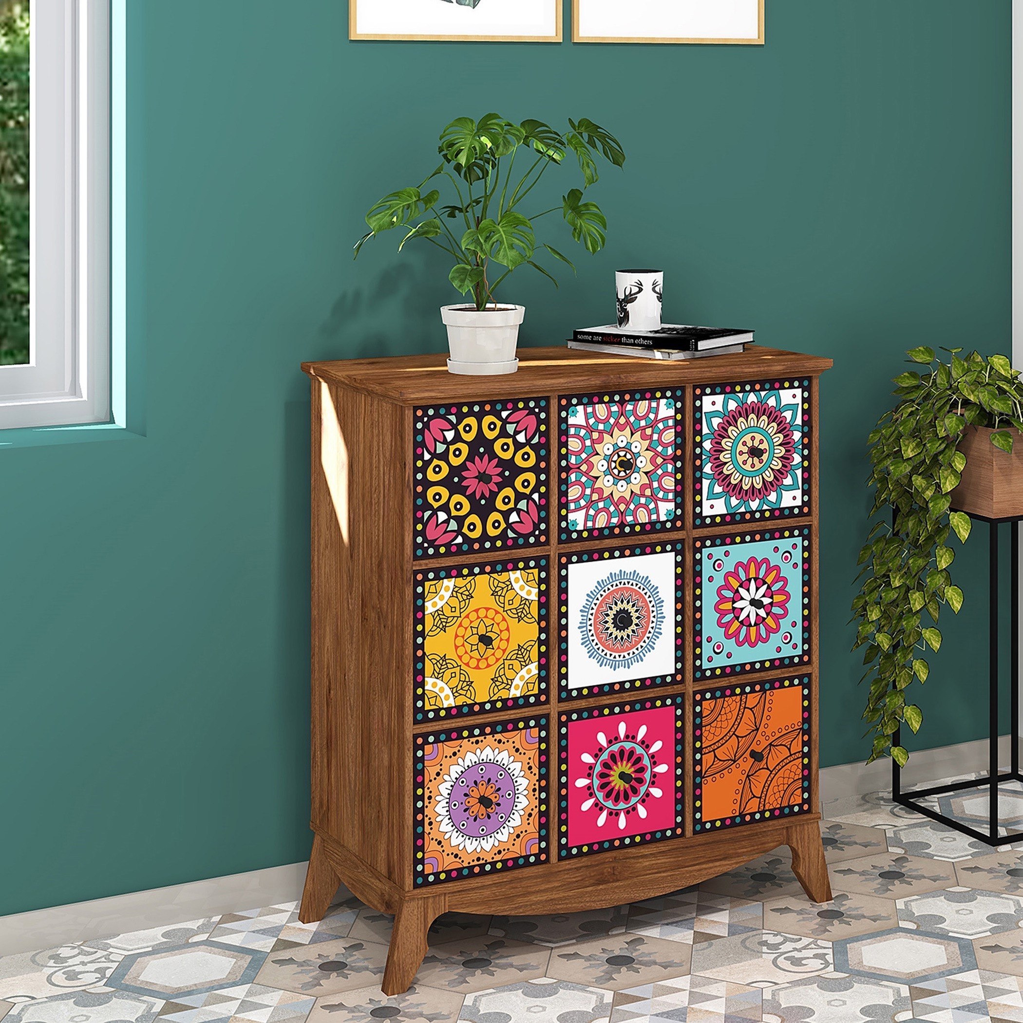 وحدة تخزين 3 أدراج و6 أبواب - كوتش من موڤو-hbxfurniture-dressersandchests-chestofdrawers-image-1