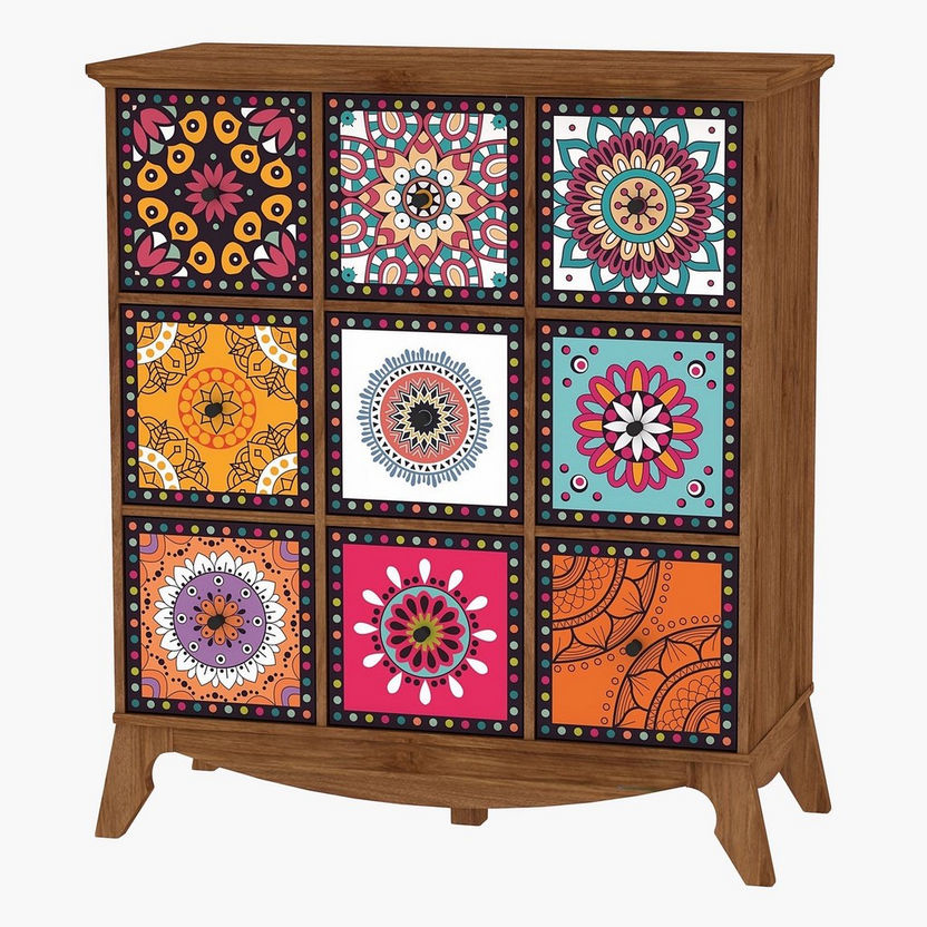 Kutch Chest of 3-Drawers with 6 Doors-Chest of Drawers-image-3