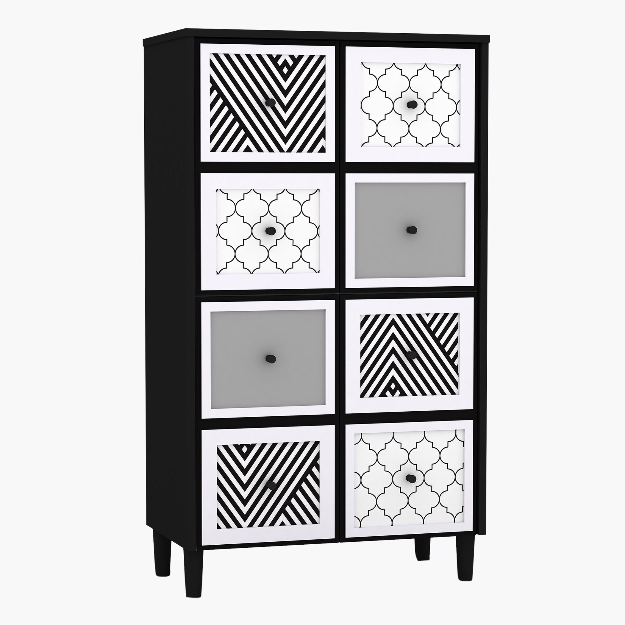 Movo Theo Cabinet with 4-Doors-hbxfurniture-dressersandchests-chestofdrawers-image-3