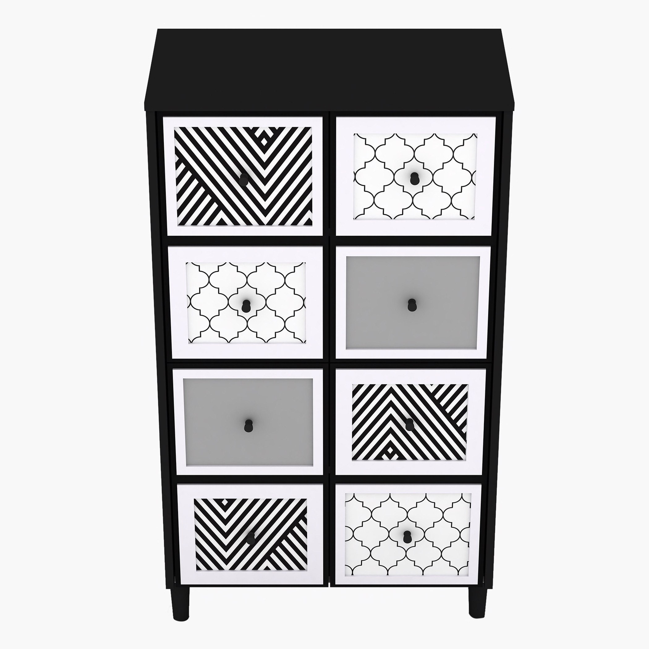 Movo Theo Cabinet with 4-Doors-hbxfurniture-dressersandchests-chestofdrawers-image-5
