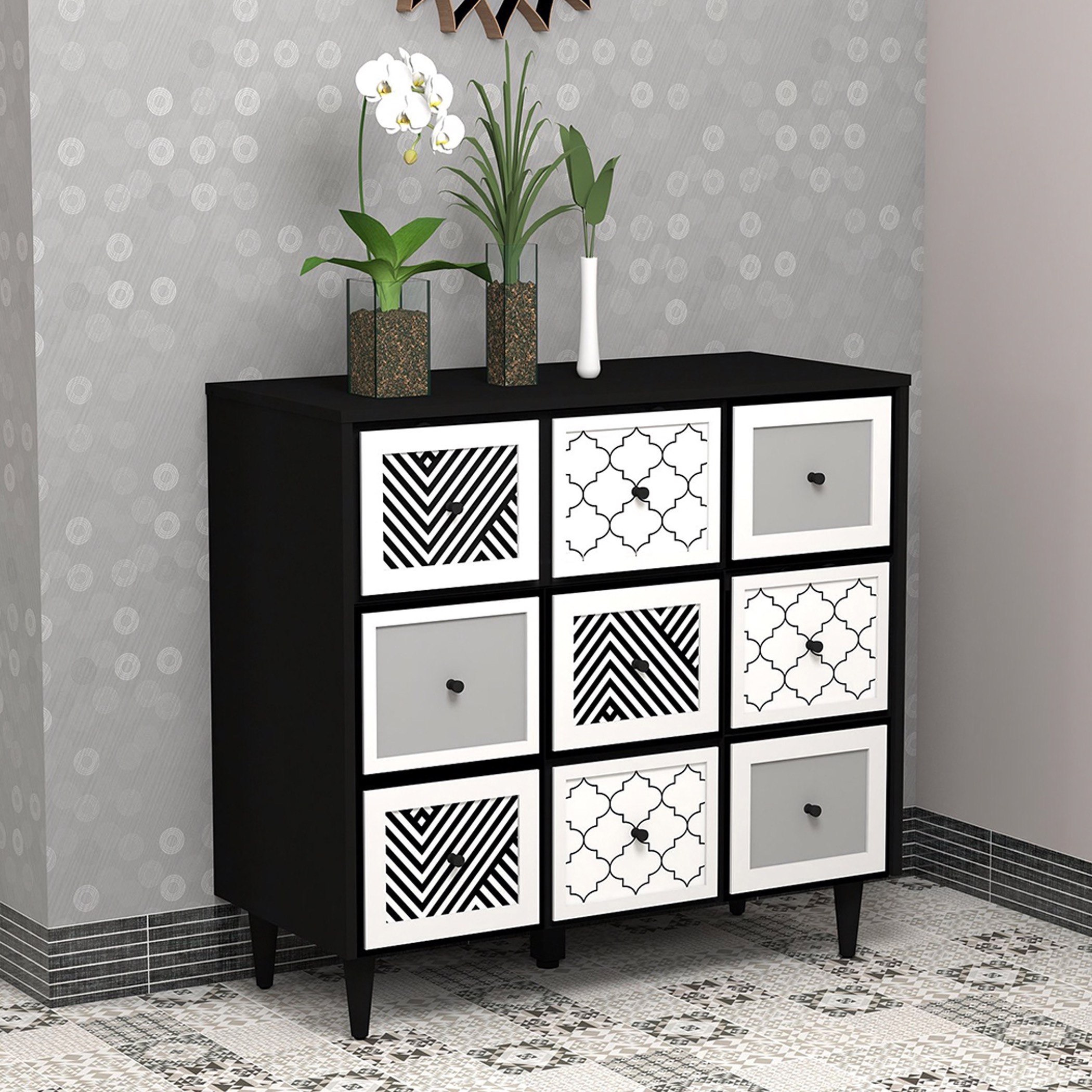 وحدة تخزين 2 درج و3 أبواب - ثيو من موڤو-hbxkidsandyouth-dressersandchests-chestofdrawers-image-1