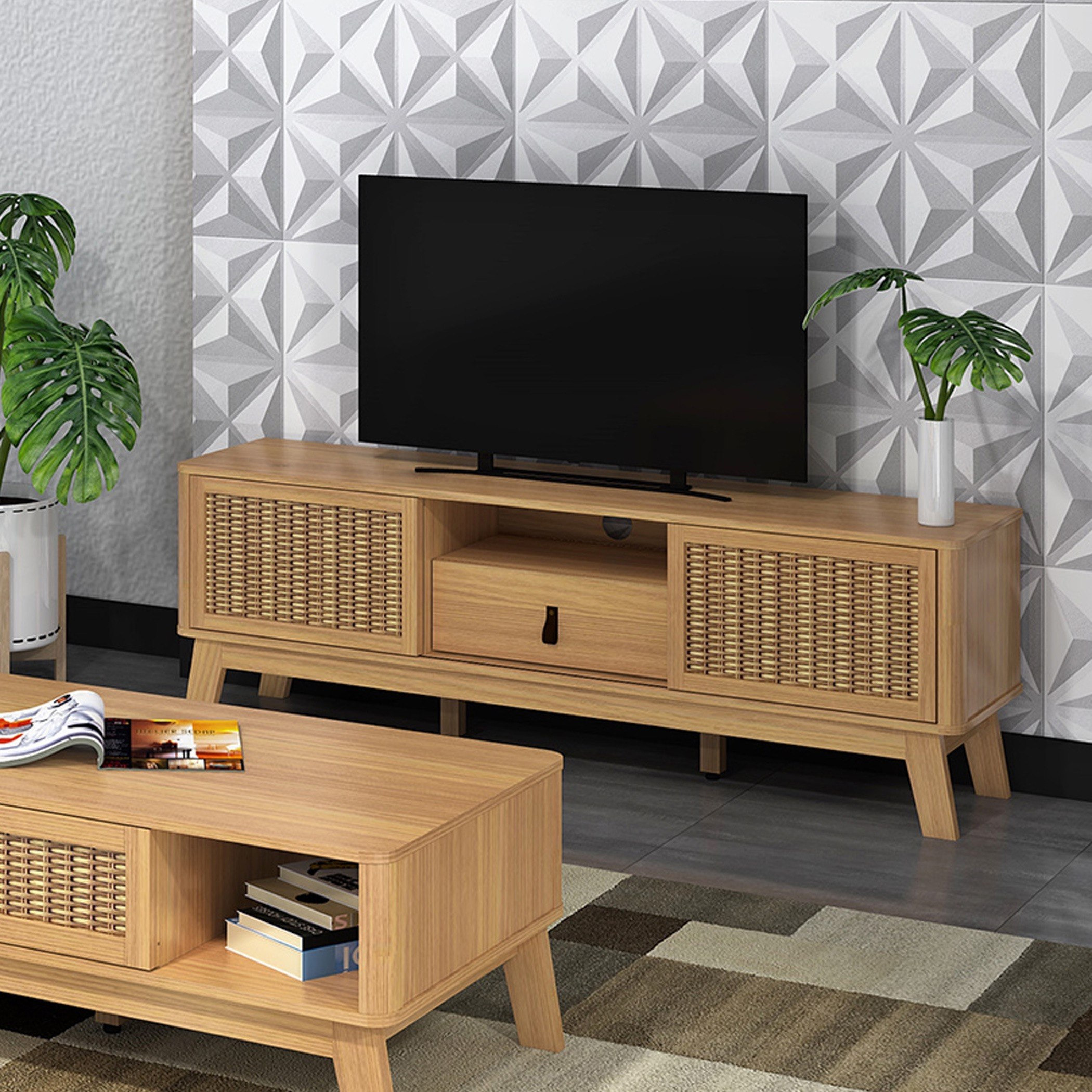 وحدة تلفاز حتى 50 بوصة بباب ودرجين من هارب-hbxlivingroom-mediaunitsandstorage-tvunits-image-1