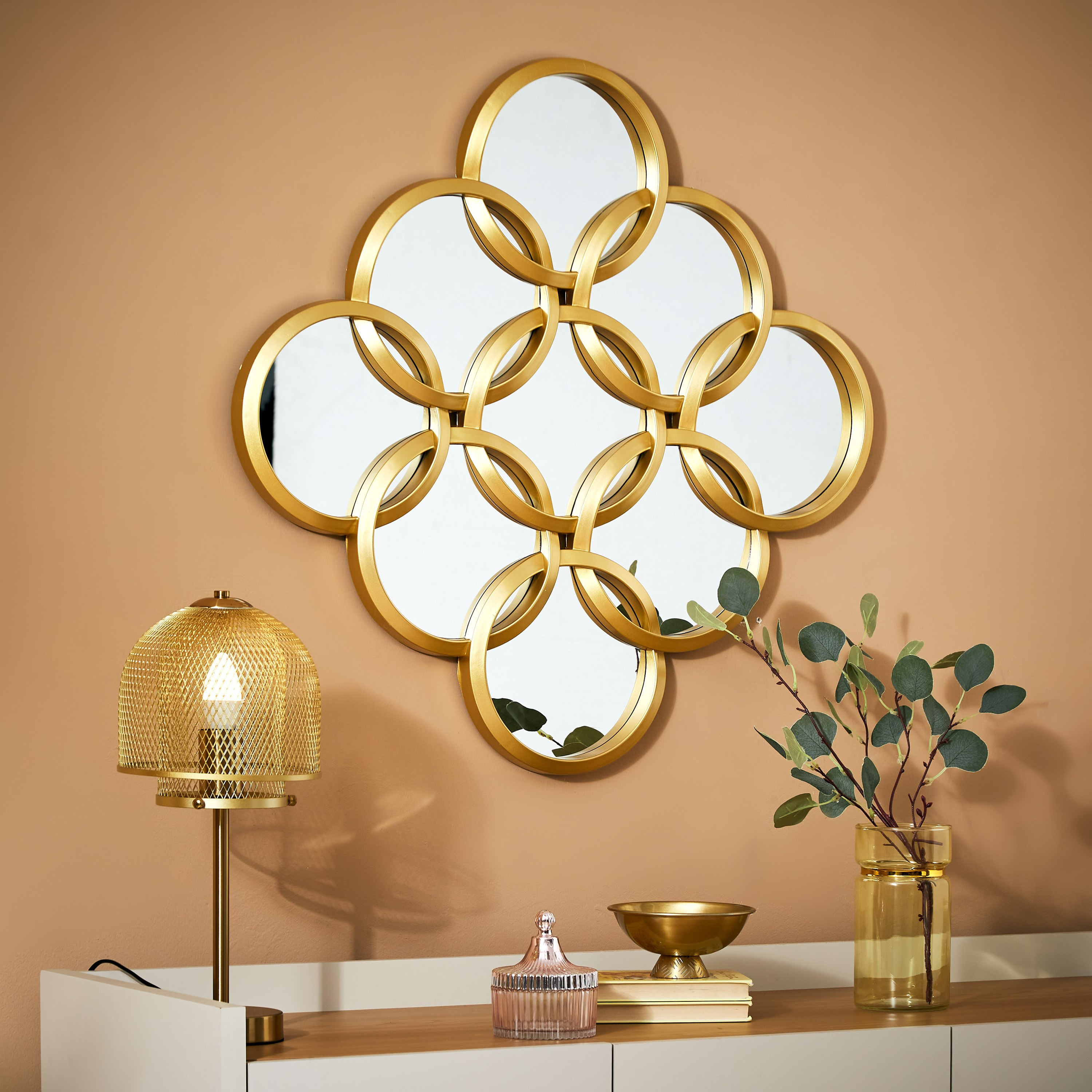 مرآة حائط من فيينا - 60x4x60 سم-hbxhomeware-hbxdecorandfurnishings-image-4