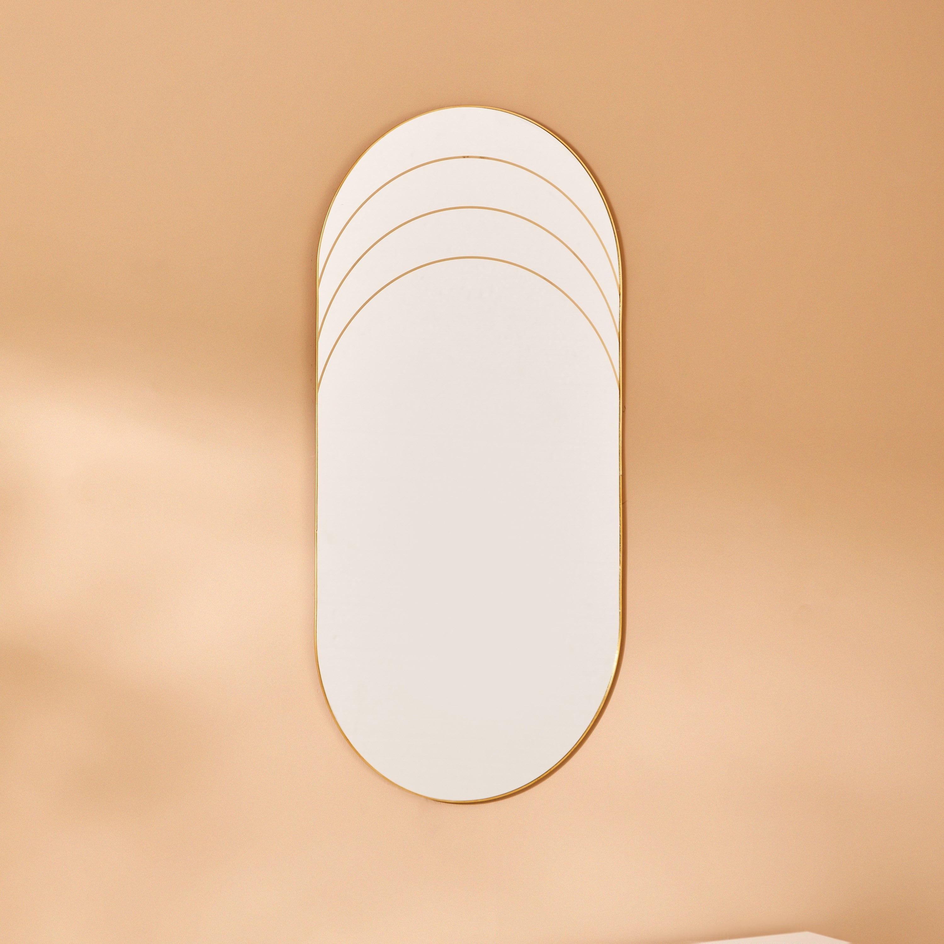 مرآة حائط معدنية بيضاوية مزينة من فيينا - 42x1x85 سم-PROMO_HB_AE_B1G1_250925-image-2