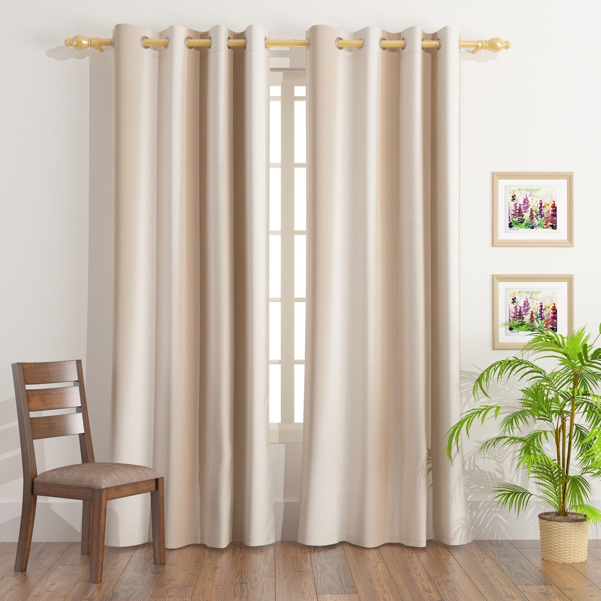 طقم ستائر جاكار قطعتين من ويفز - 140x240 سم-hbxhomeware-hbxdecorandfurnishings-image-1