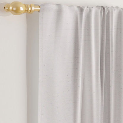 Khadi 2-Piece Rod Pocket Curtain Set - 140x245 cm