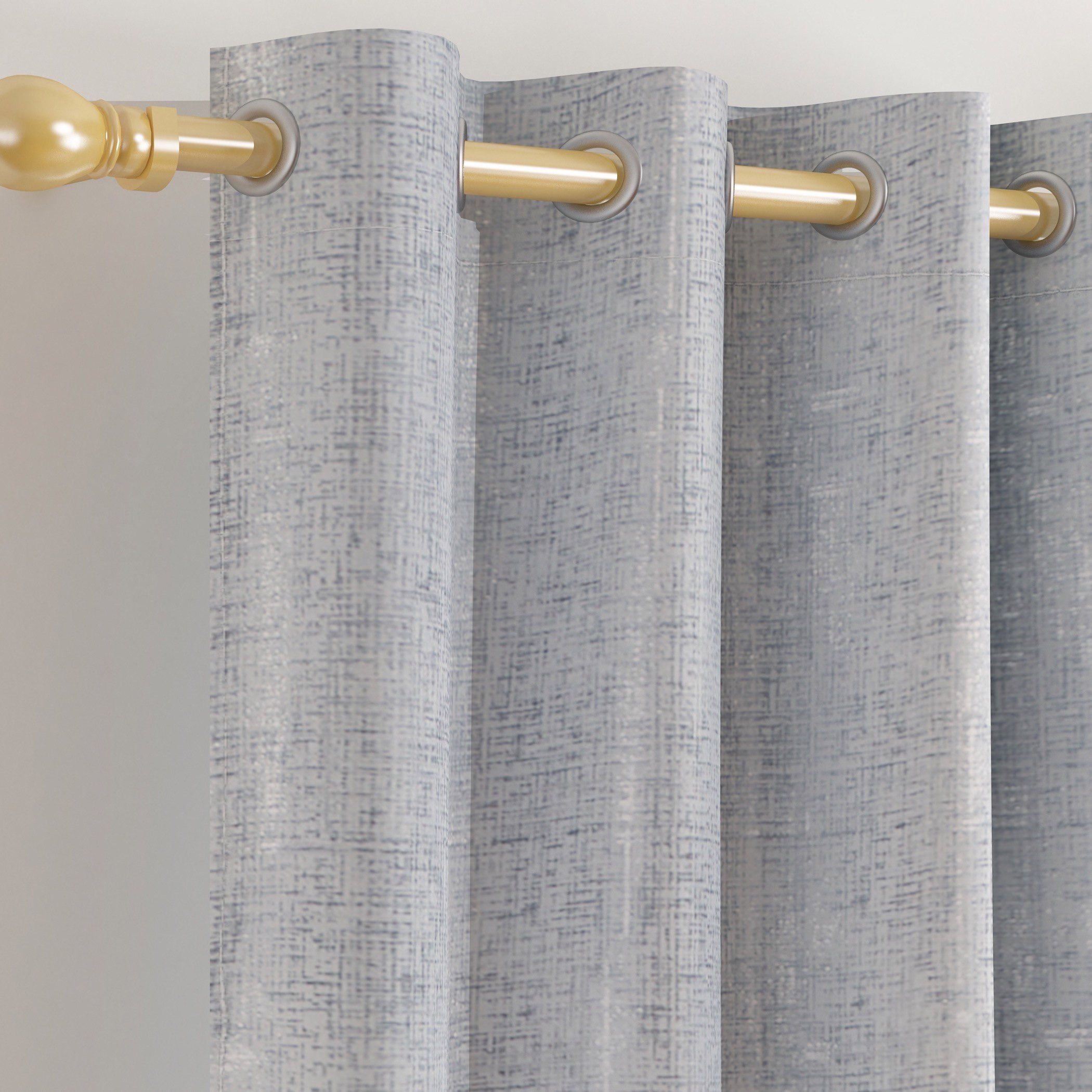 طقم ستائر جاكار جليتر من قطعتين - 140x300 سم-hbxhomeware-hbxdecorandfurnishings-image-2