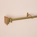 Extendable Curtain Rod with Square Aluminium Finials - 132-365 cm-Rods-thumbnail-3