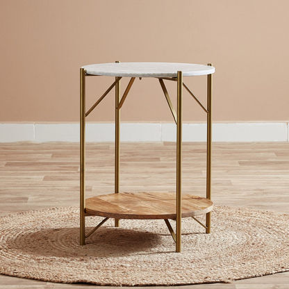 Botega Marble Top End Table