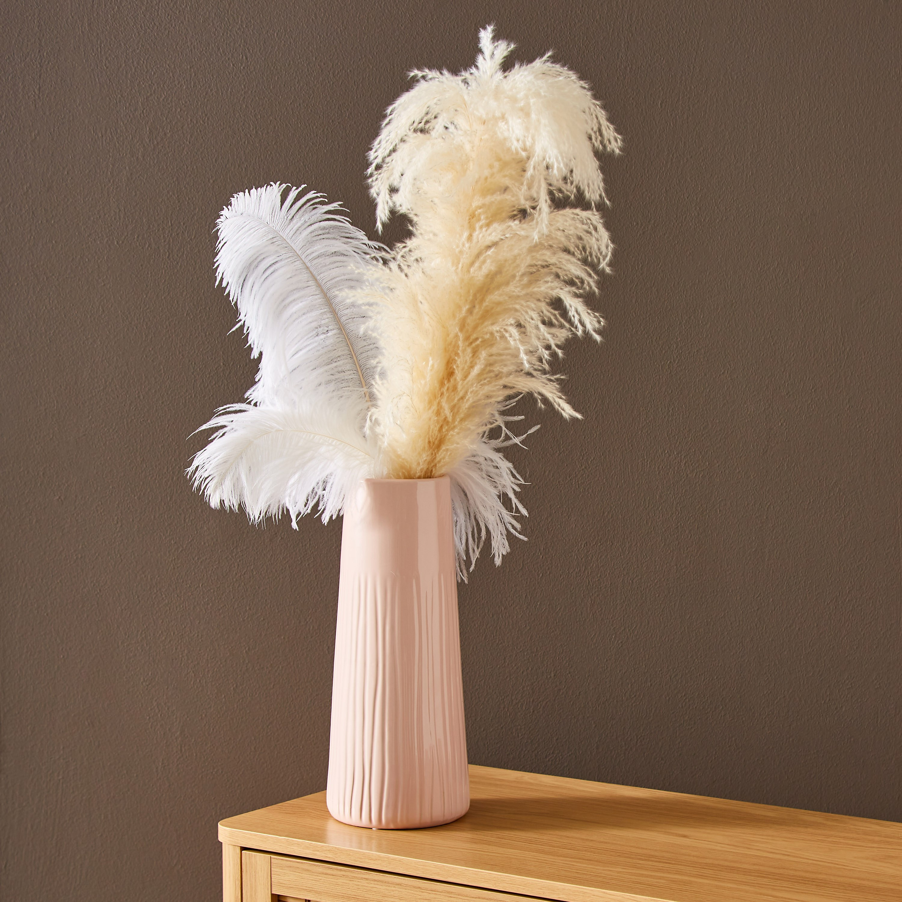مزهرية سيراميك من سانسا - 14x14x33 سم-hbxbedroom-decorandaccessories-vases-image-1
