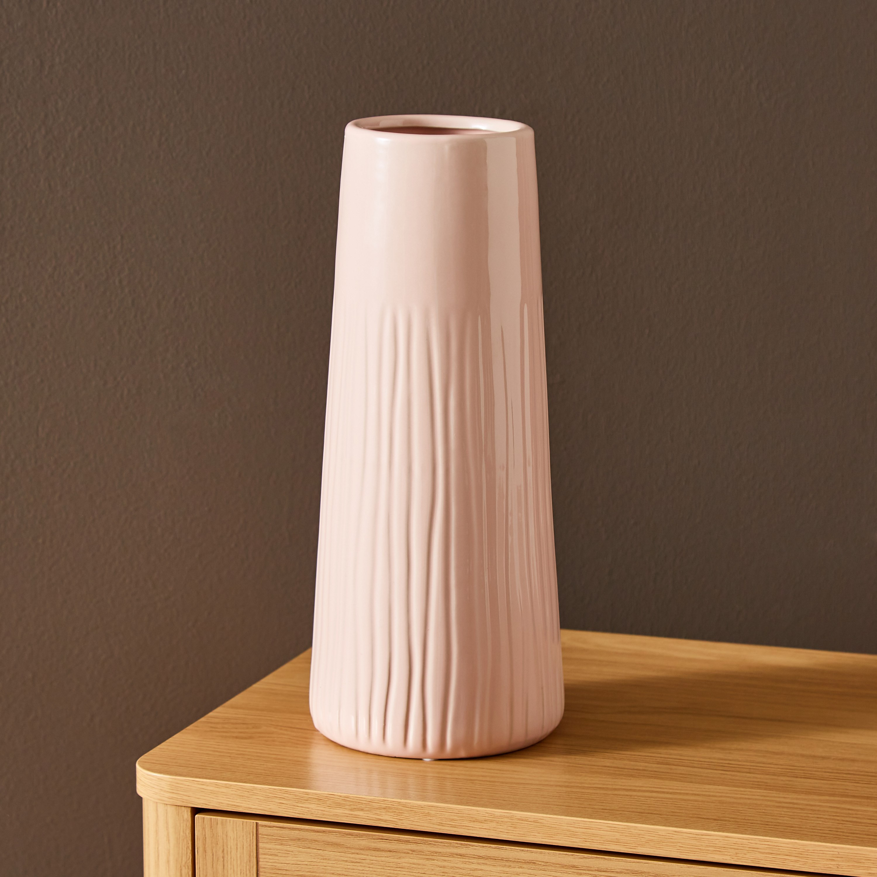 مزهرية سيراميك من سانسا - 14x14x33 سم-hbxbedroom-decorandaccessories-vases-image-2