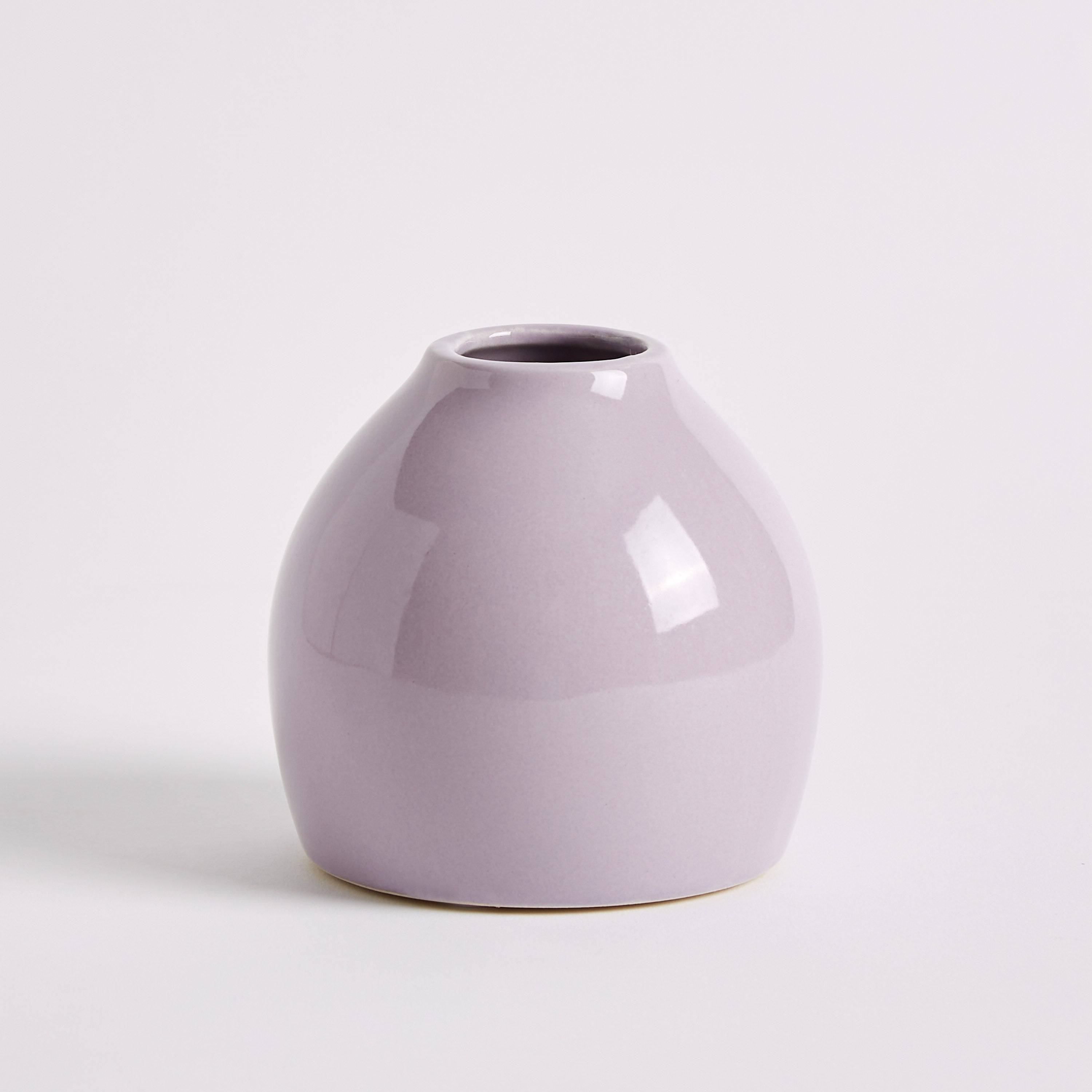 مزهرية خزف بشكل مثلث من سانسا - 11×11×13 سم-hbxbedroom-decorandaccessories-vases-image-5