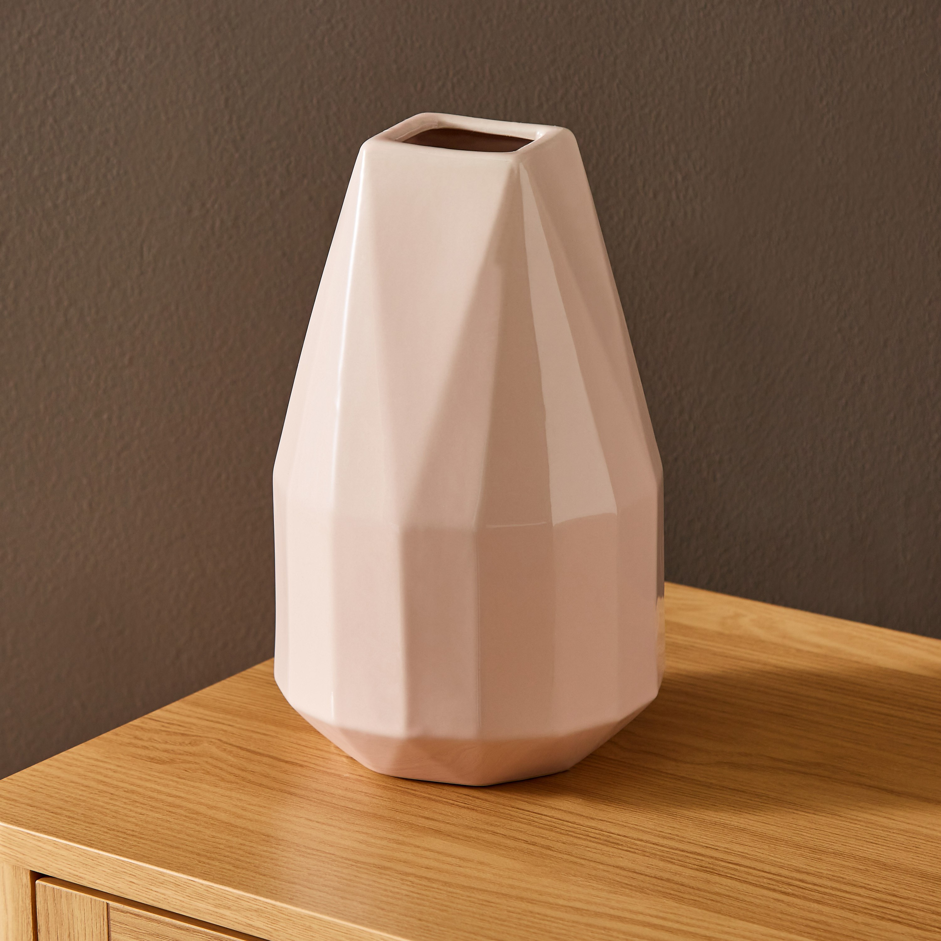 مزهرية سيراميك متوسطة من سانسا - 14.5x14.5x23.5 سم-hbxbedroom-decorandaccessories-vases-image-2