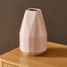 Sansa Medium Ceramic Faceted Vase - 14.5x14.5x23.5 cm-Vases-thumbnailMobile-1