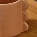 Sansa Sphere In Cylinder Small Ceramic Vase - 17.5x13.5x13.5 cm-Vases-thumbnailMobile-2
