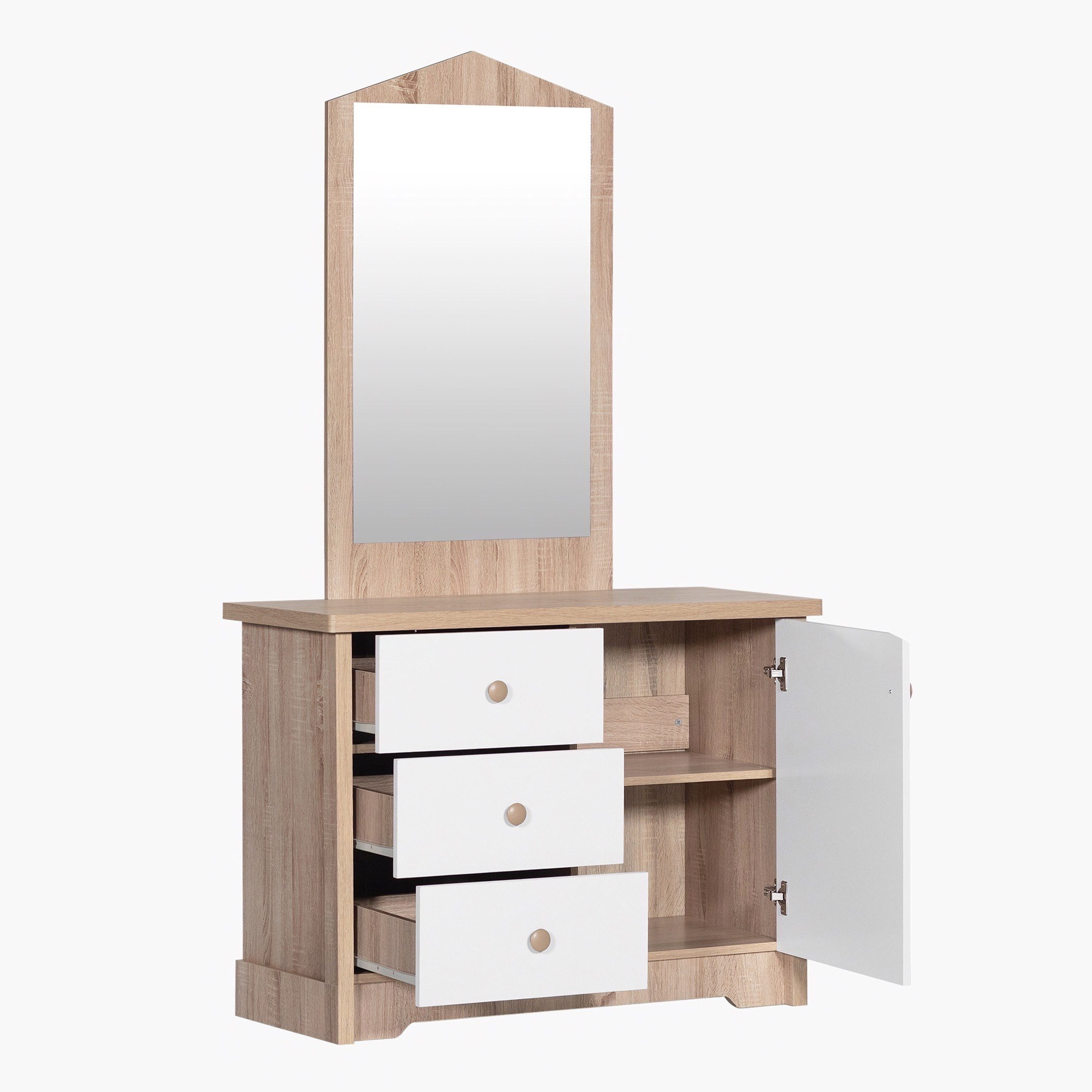 My House 3-Drawer 1-Door Kids’ Dresser with Mirror -hbxfurniture-kidsroom-kidsdressersandmirrors-image-7