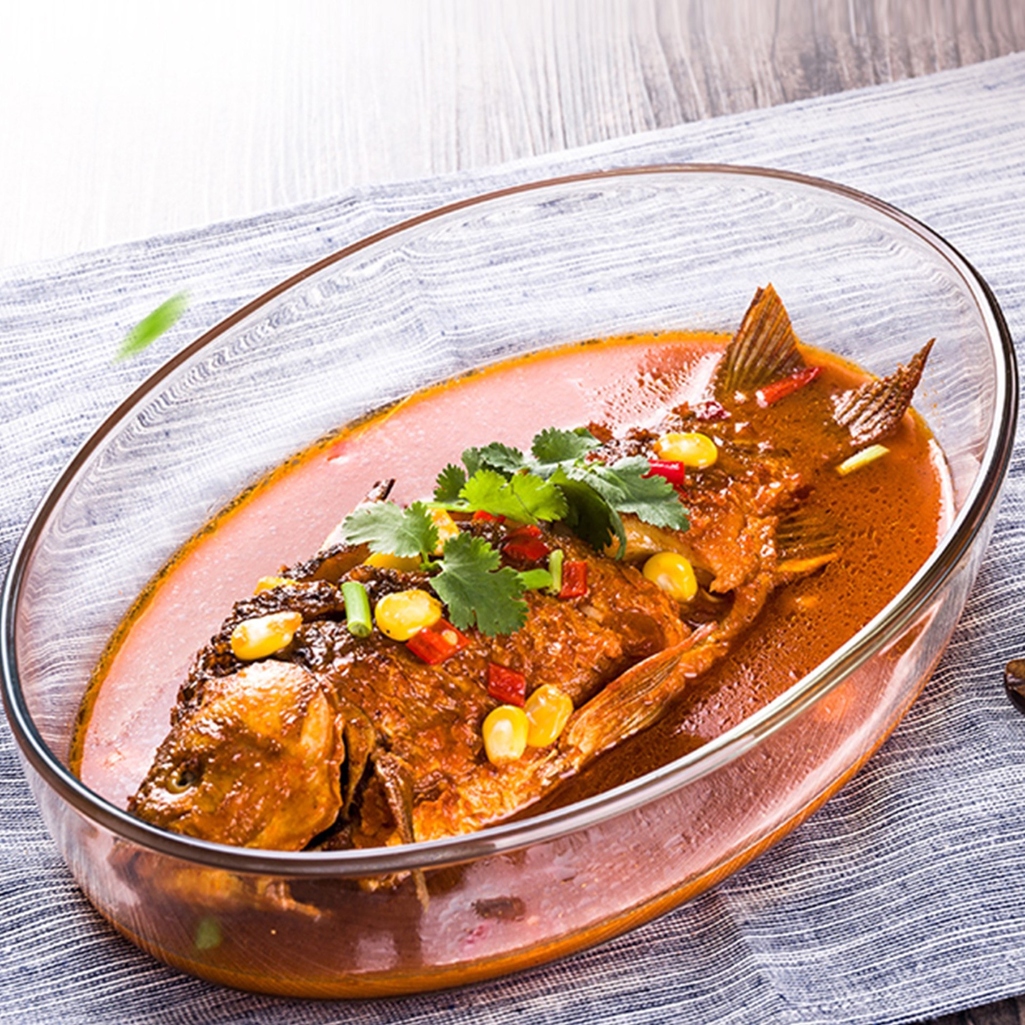 طقم أواني خبز بيضاوي من أكورد - قطعتين-hbxkitchen-bakeware-image-1