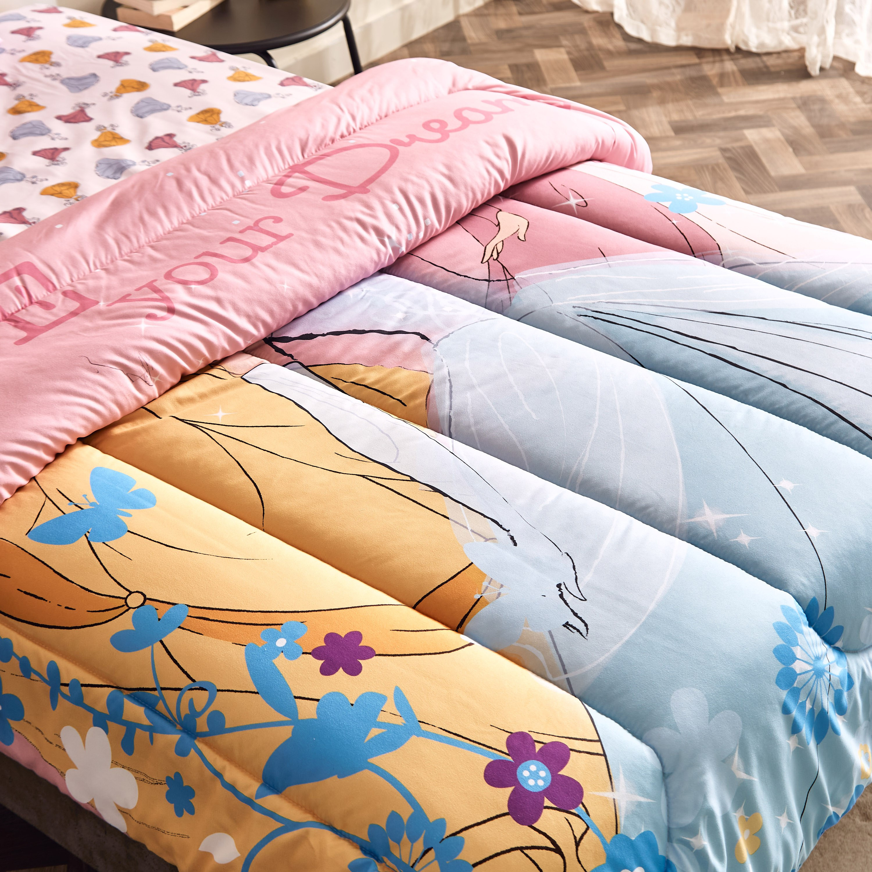 طقم لحاف مقاس كامل قطعتين 160x220 سم - برينسيس-hbxhomeware-hbxkidsandyouth-image-2