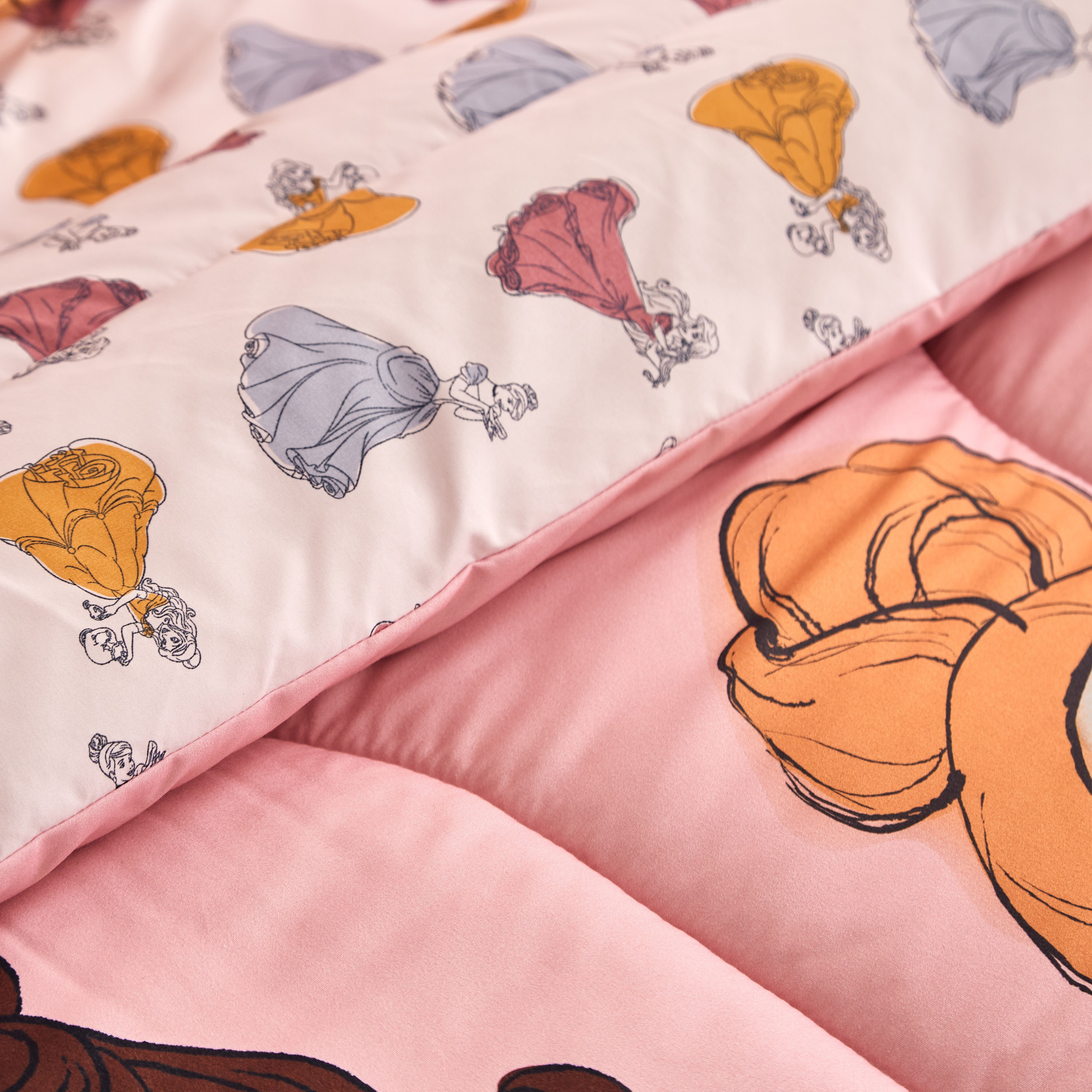 طقم لحاف مقاس كامل قطعتين 160x220 سم - برينسيس-hbxhomeware-hbxkidsandyouth-image-3