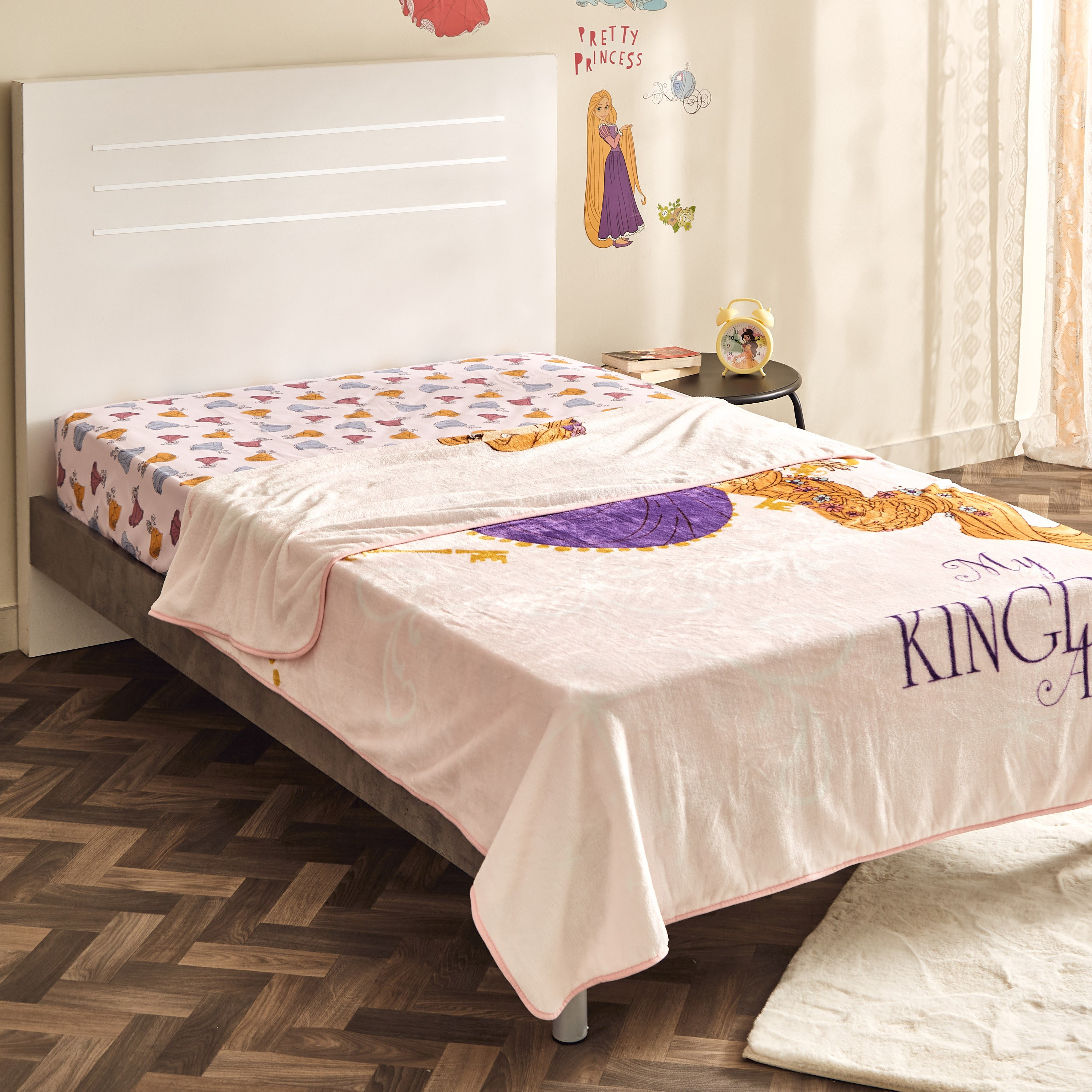 Princess Queen Flannel Blanket - 160x220 cm-hbxhomeware-hbxkidsandyouth-image-1