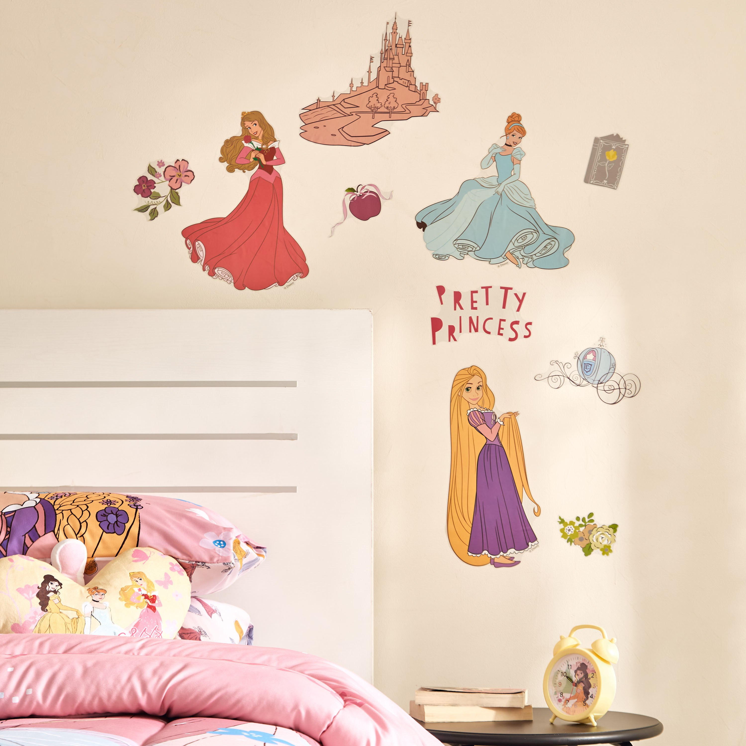 ملصق حائط قابل لإعادة الاستخدام بتصميم أميرة - 60x90 سم-hbxhomeware-hbxkidsandyouth-image-3