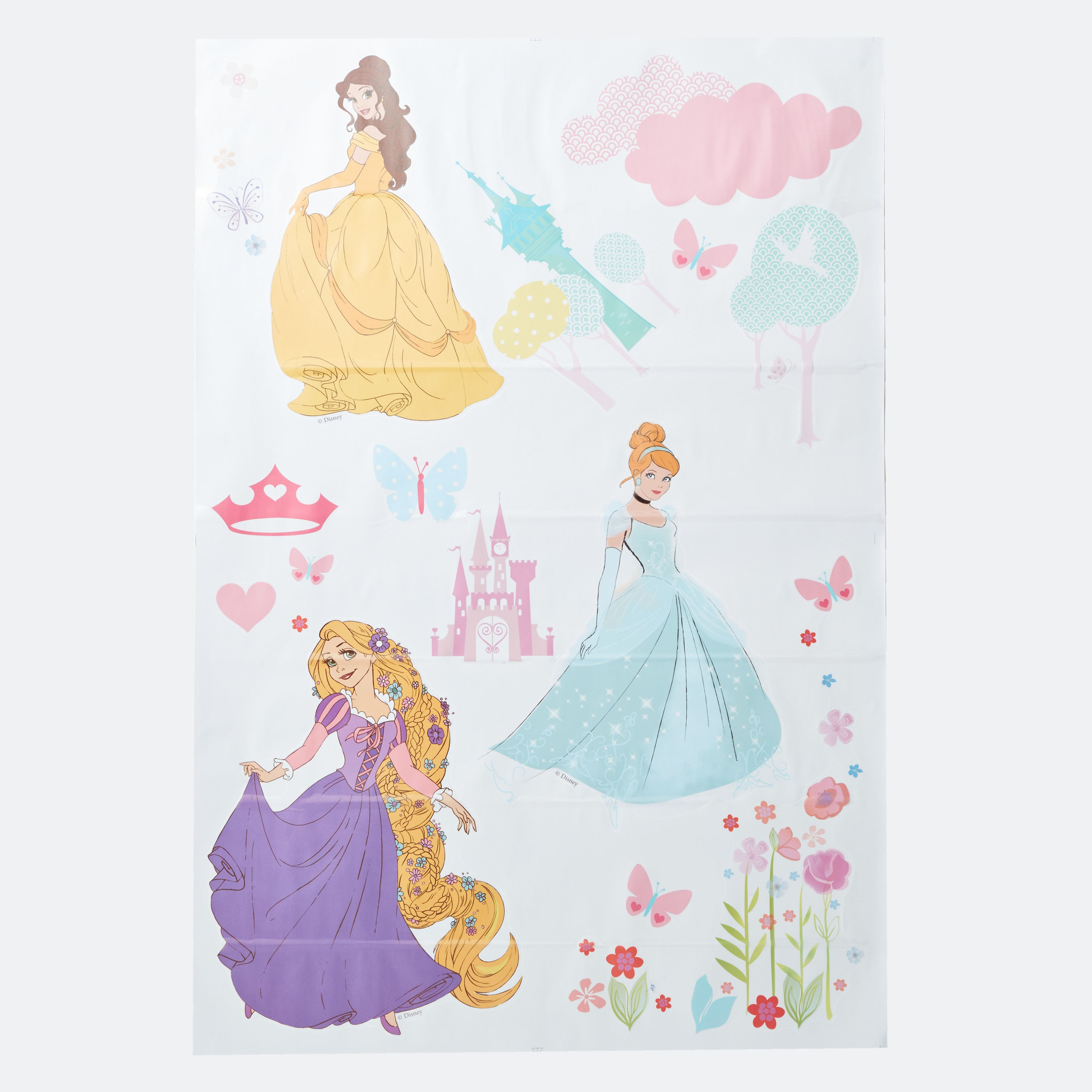 ملصق حائط قابل لإعادة الاستخدام بتصميم أميرة - 60x90 سم-hbxhomeware-hbxkidsandyouth-image-4