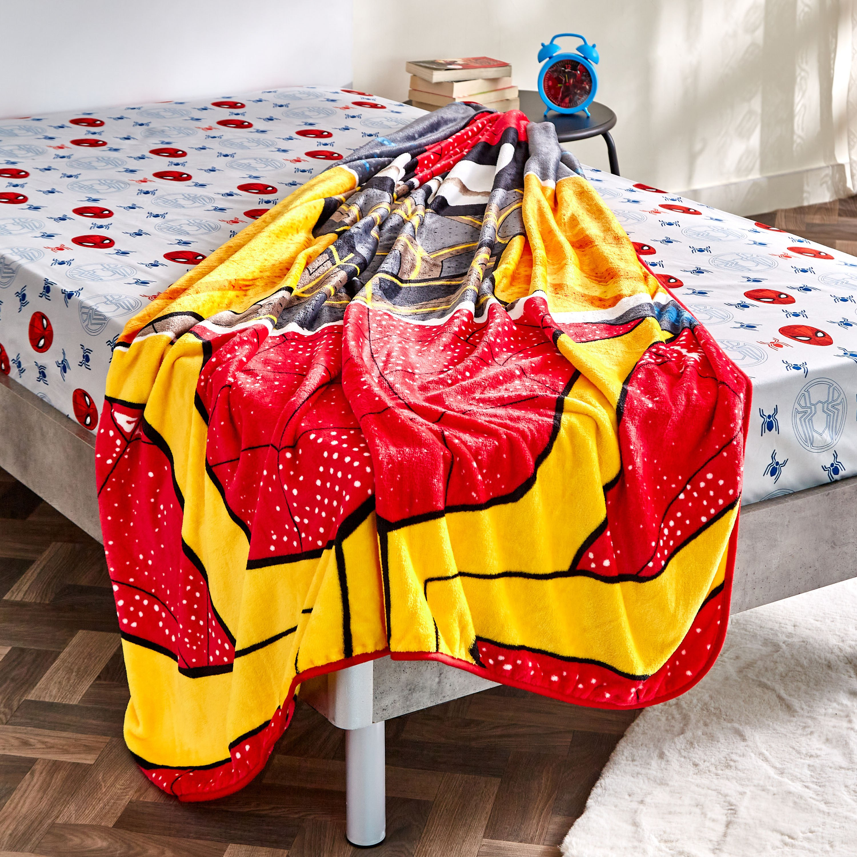 بطانية فلانيل كوين بطبعات سبايدر مان - 160x220 سم-hbxhomeware-hbxkidsandyouth-image-2