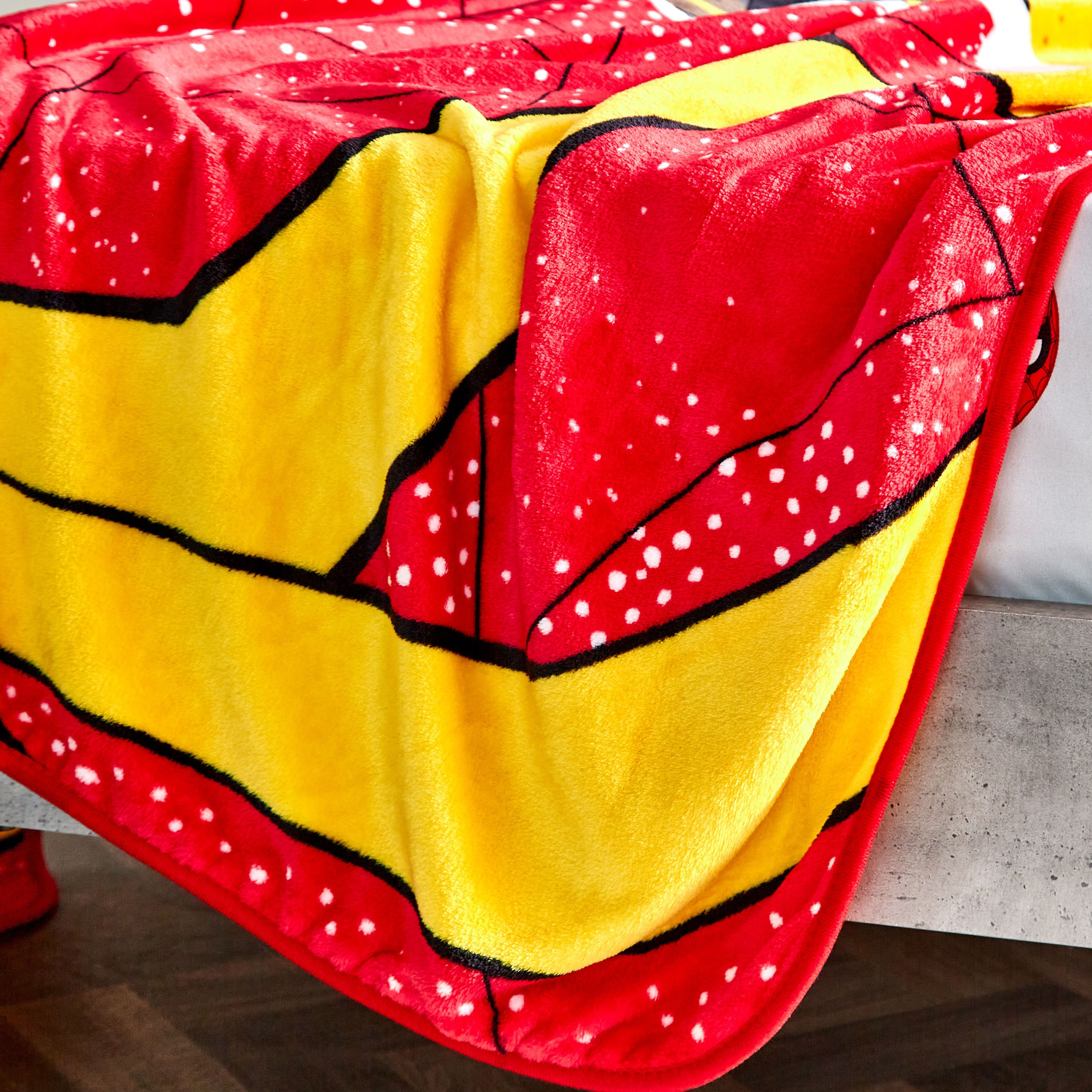 بطانية فلانيل كوين بطبعات سبايدر مان - 160x220 سم-hbxhomeware-hbxkidsandyouth-image-4