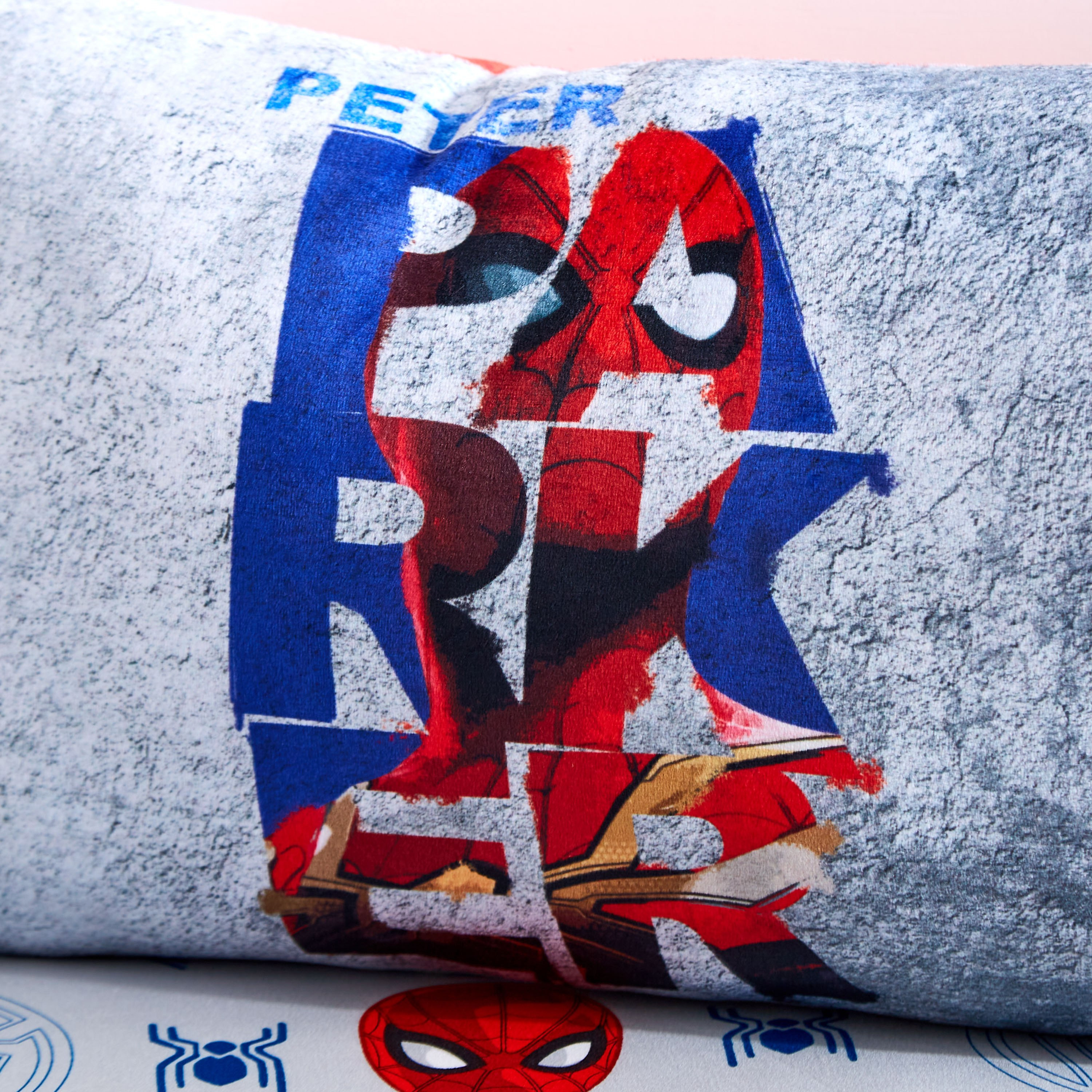 Spiderman In Action Rectangular Shaped Cushion - 50x30 cm-hbxhomeware-hbxkidsandyouth-image-3