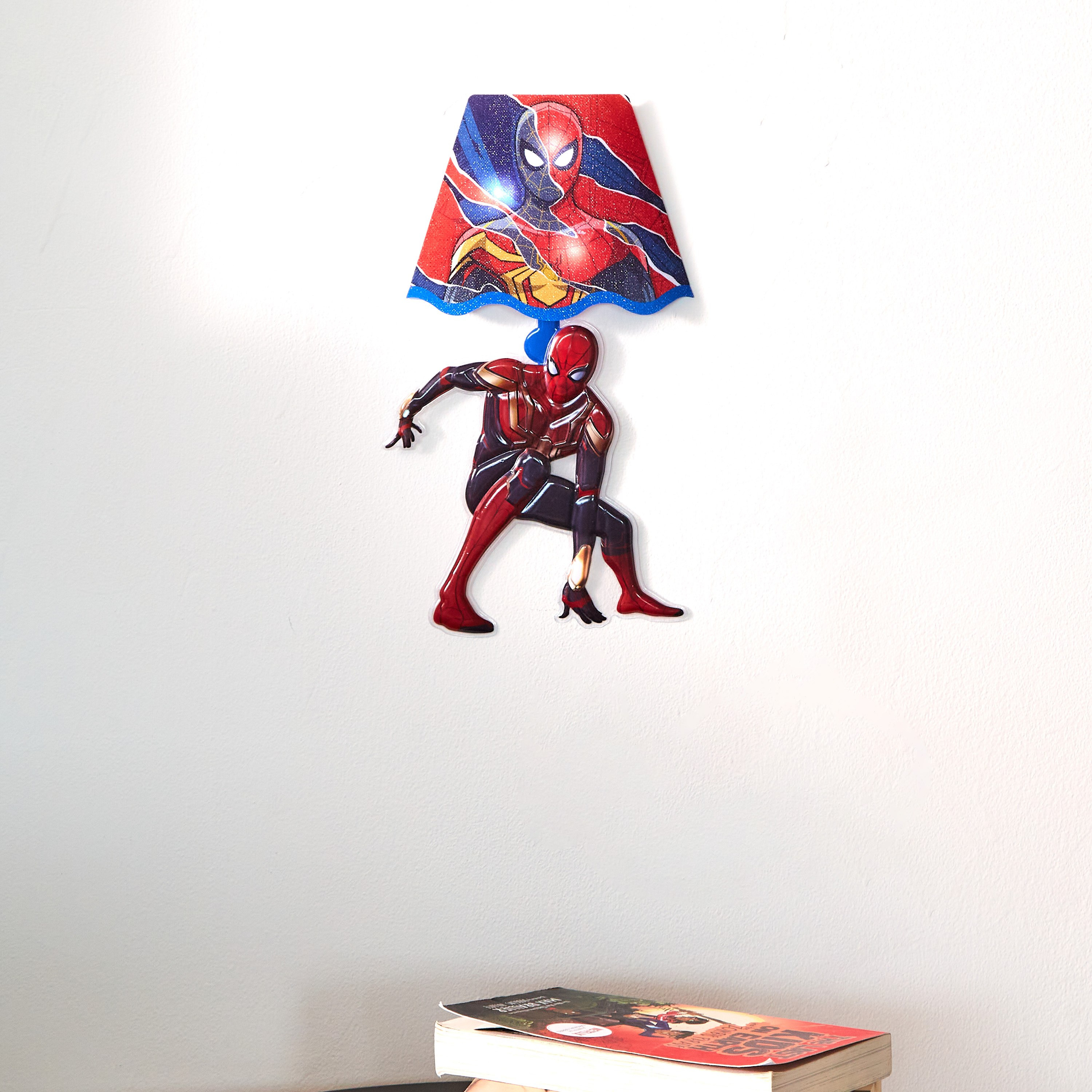 Spiderman 3D Wall Night Light - 26.5x16 cm-hbxhomeware-hbxkidsandyouth-image-1