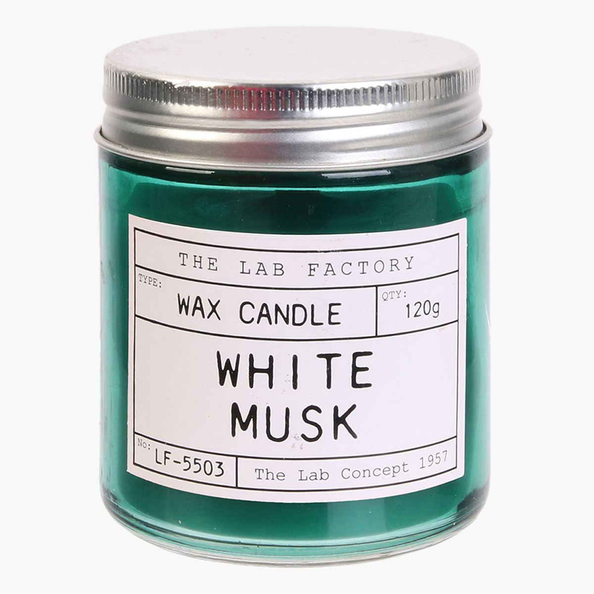 Amore White Musk Lab Candle with Metal Lid - 8.2x6.4 cm-PROMO_HB_AE_B1G1_250925-image-1