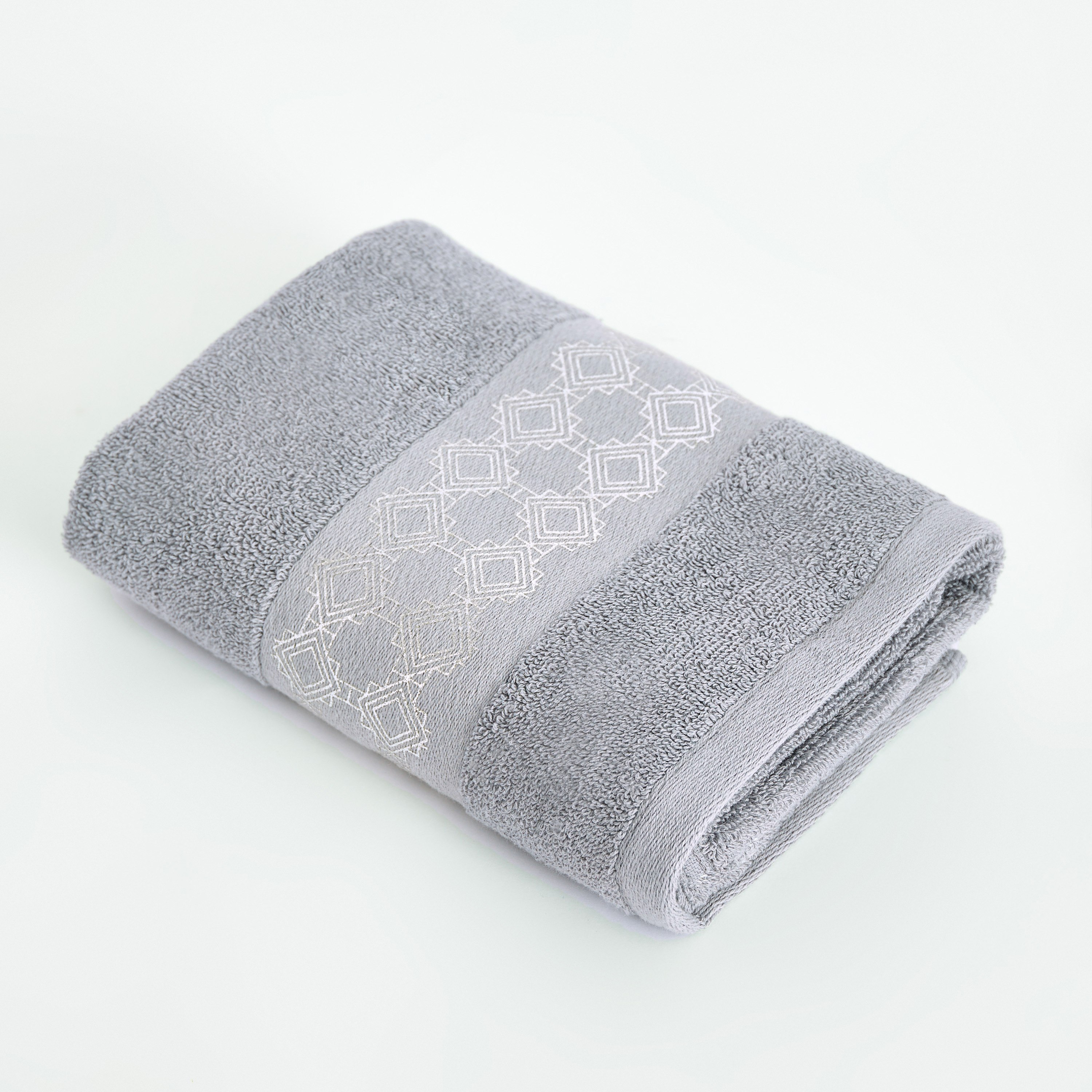 Petra Foil Printed Cotton Hand Towel - 50x90 cm-hbxbathroom-bathroomtextiles-image-5