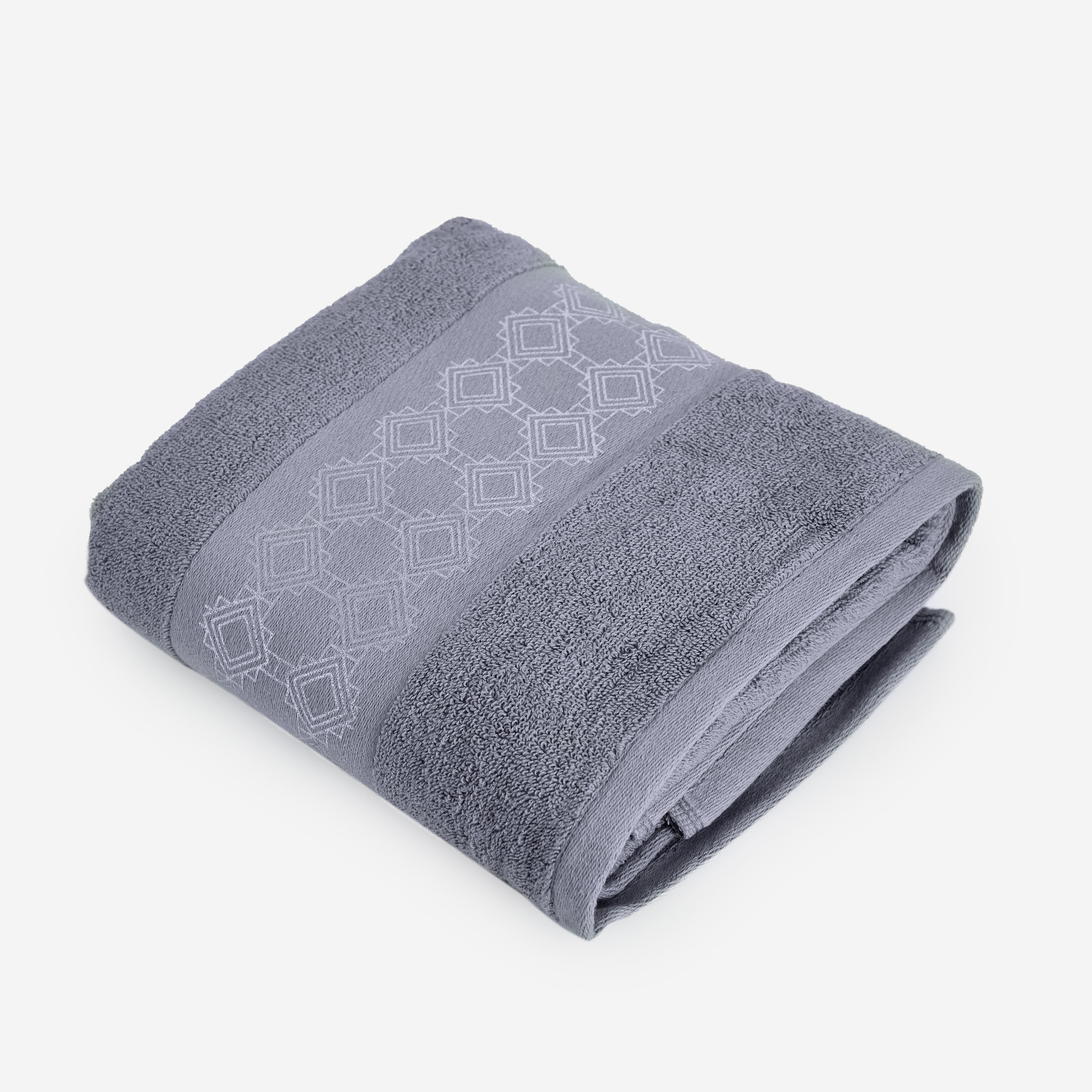 Petra Foil Printed Cotton Towel - 70x140 cm-hbxbathroom-bathroomtextiles-image-5