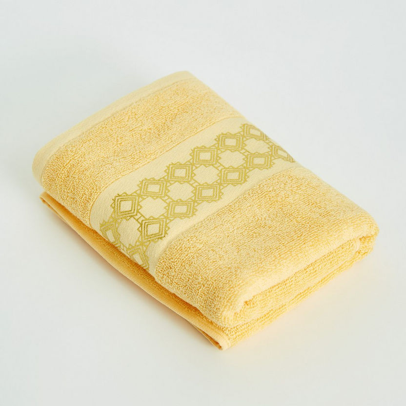 Petra Foil Printed Cotton Towel - 50x90 cm-Bathroom Textiles-image-4