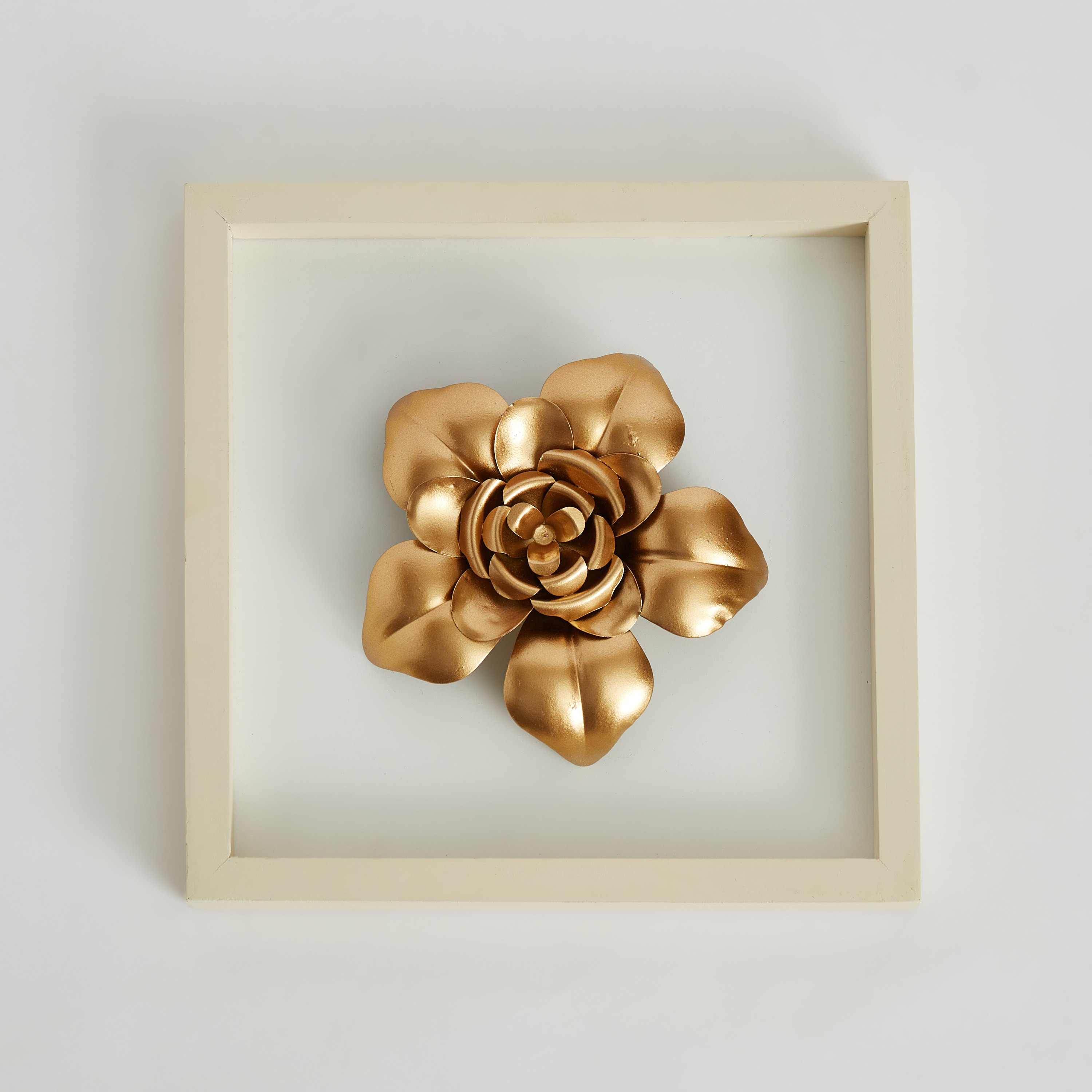 Adora Metal Floral Wall Decor - 24x3x24 cm-hbxlivingroom-walldecor-wallart-image-5